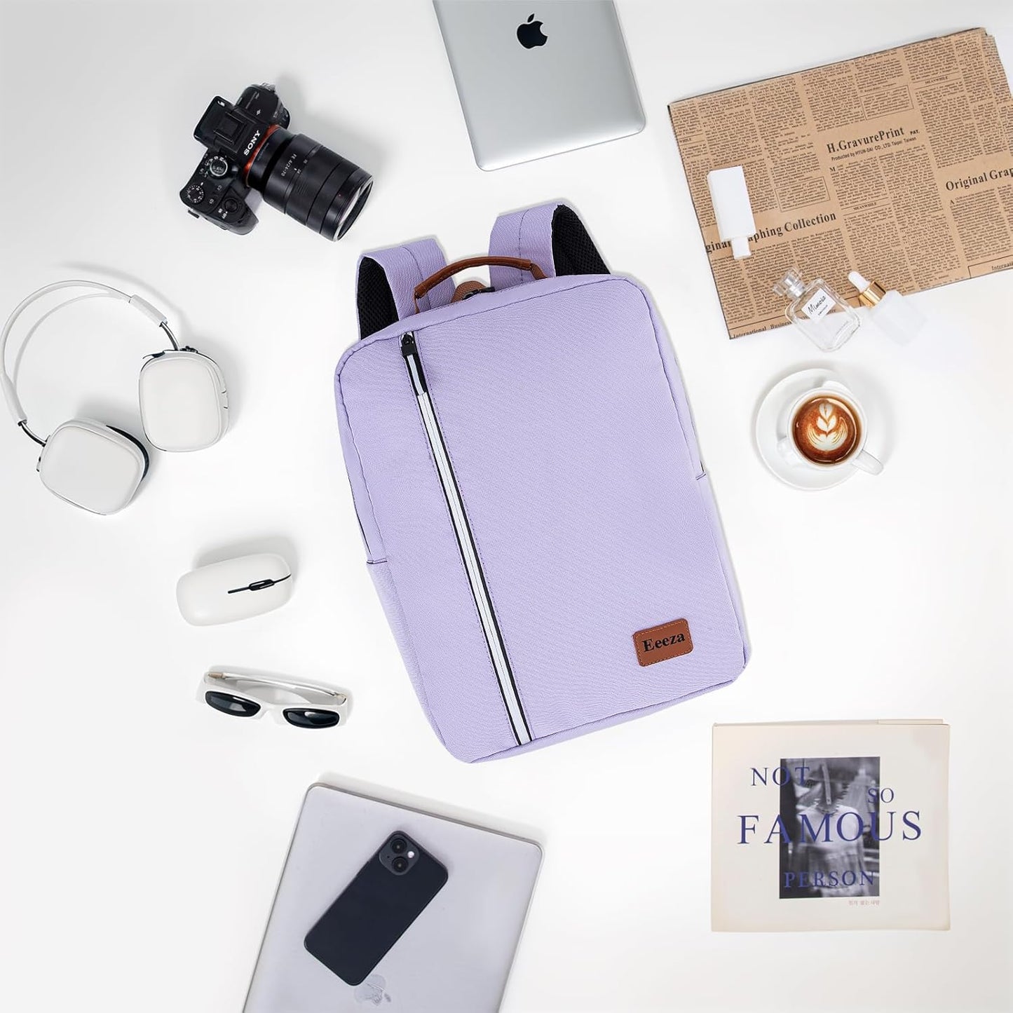 Laptop Backpack, Durable Lightweight Travel Backpack Featuring Spacious Main Laptop Compartment, Functionality for Travel, School, Daily Use