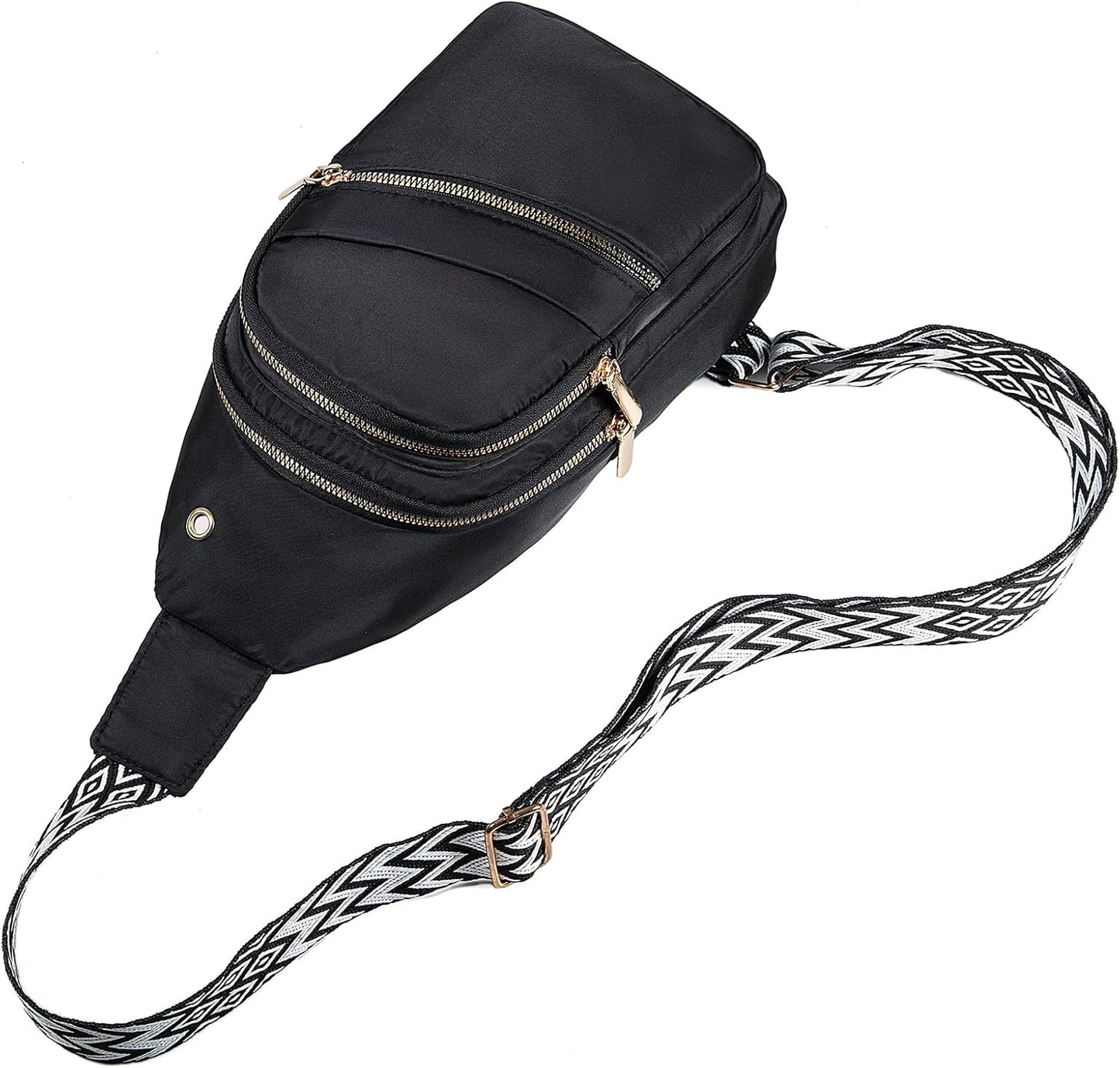 EVANCARY Small Sling Bag for Women Men, Sling Backpack Chest Daypack Crossbody Bag for Travel Outdoor Hiking