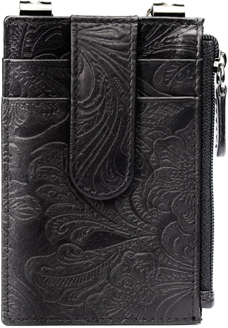 RFID Blocking Boot Wallet with Security Chain & Zipper Lock – Genuine Leather Wallets for Men