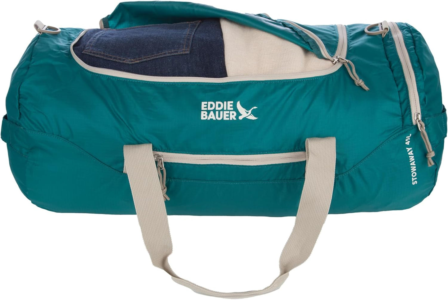 Eddie Bauer Stowaway Packable 45l Duffel Bag-Made from Ripstop Polyester