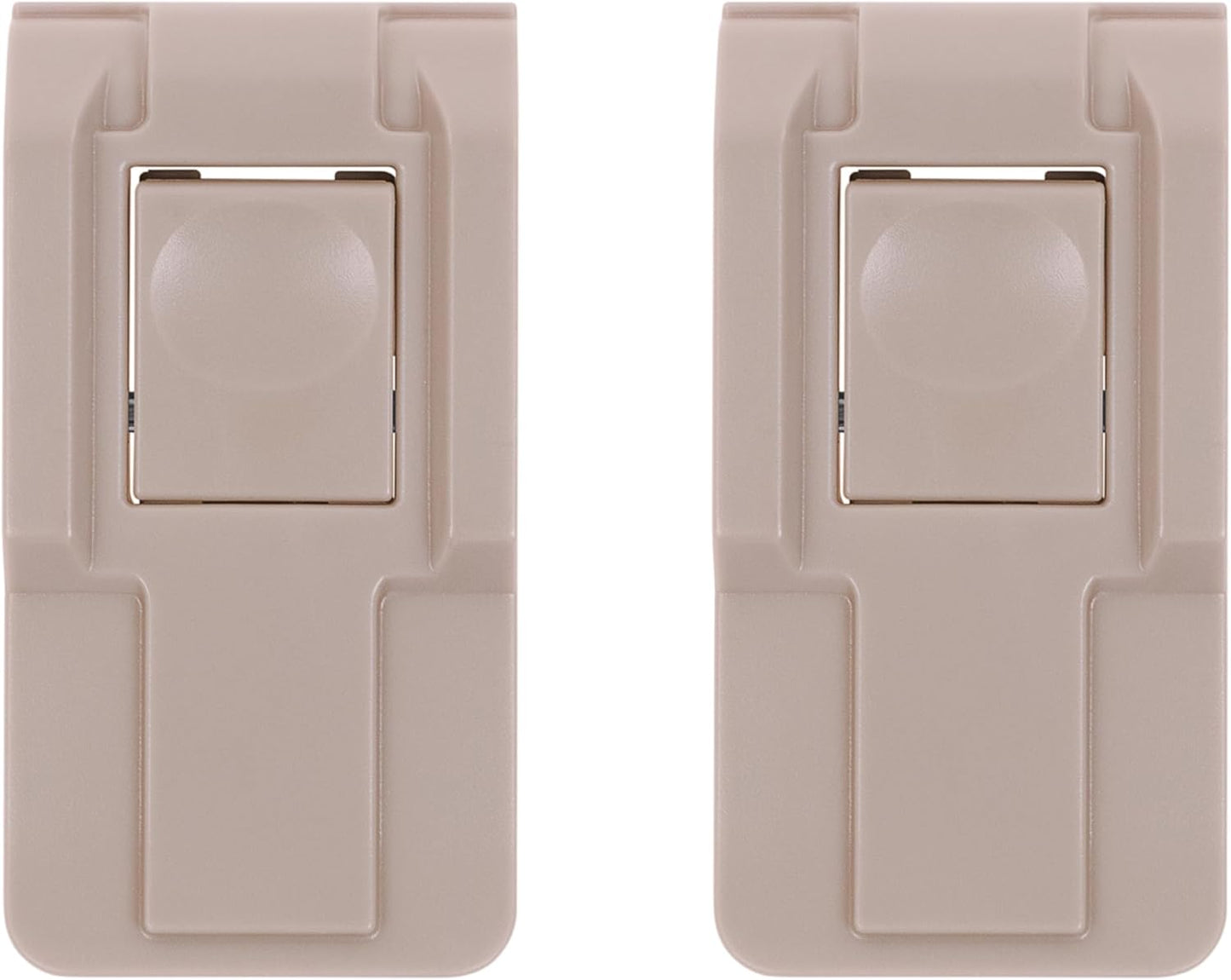 2 Pelican Tan Replacement Push Button Medium Air Case Latches. Fits Air Series Cases.