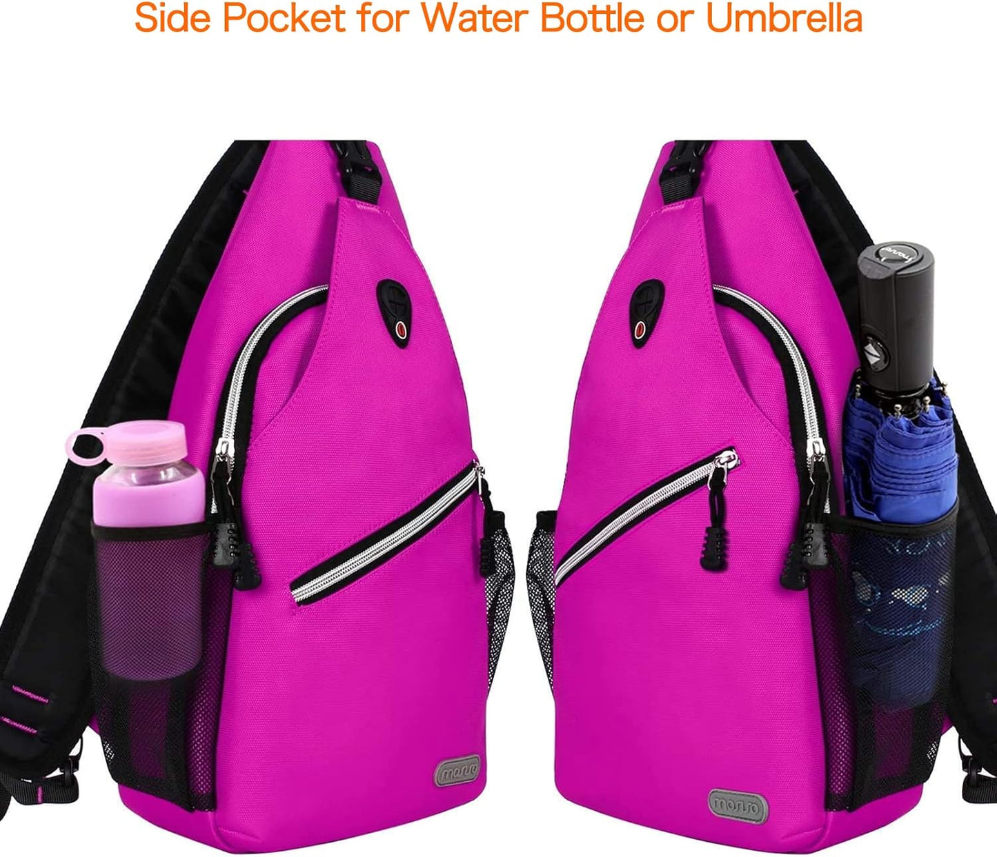 MOSISO Sling Backpack, Multipurpose Crossbody Shoulder Bag Travel Hiking Daypack