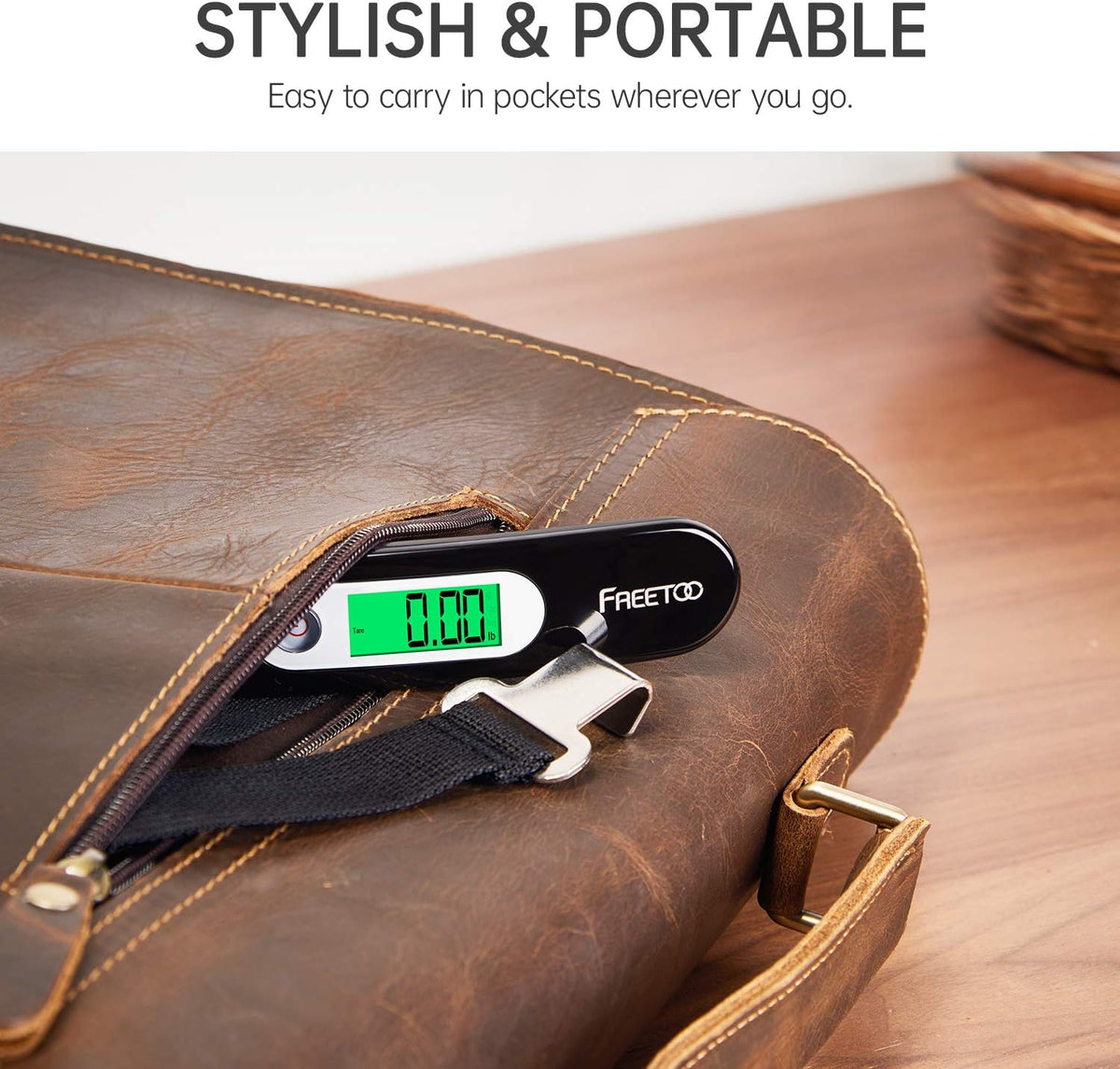 FREETOO Luggage Scale Portable Digital Hanging Scale for Travel, Suitcase Weight Scale with
