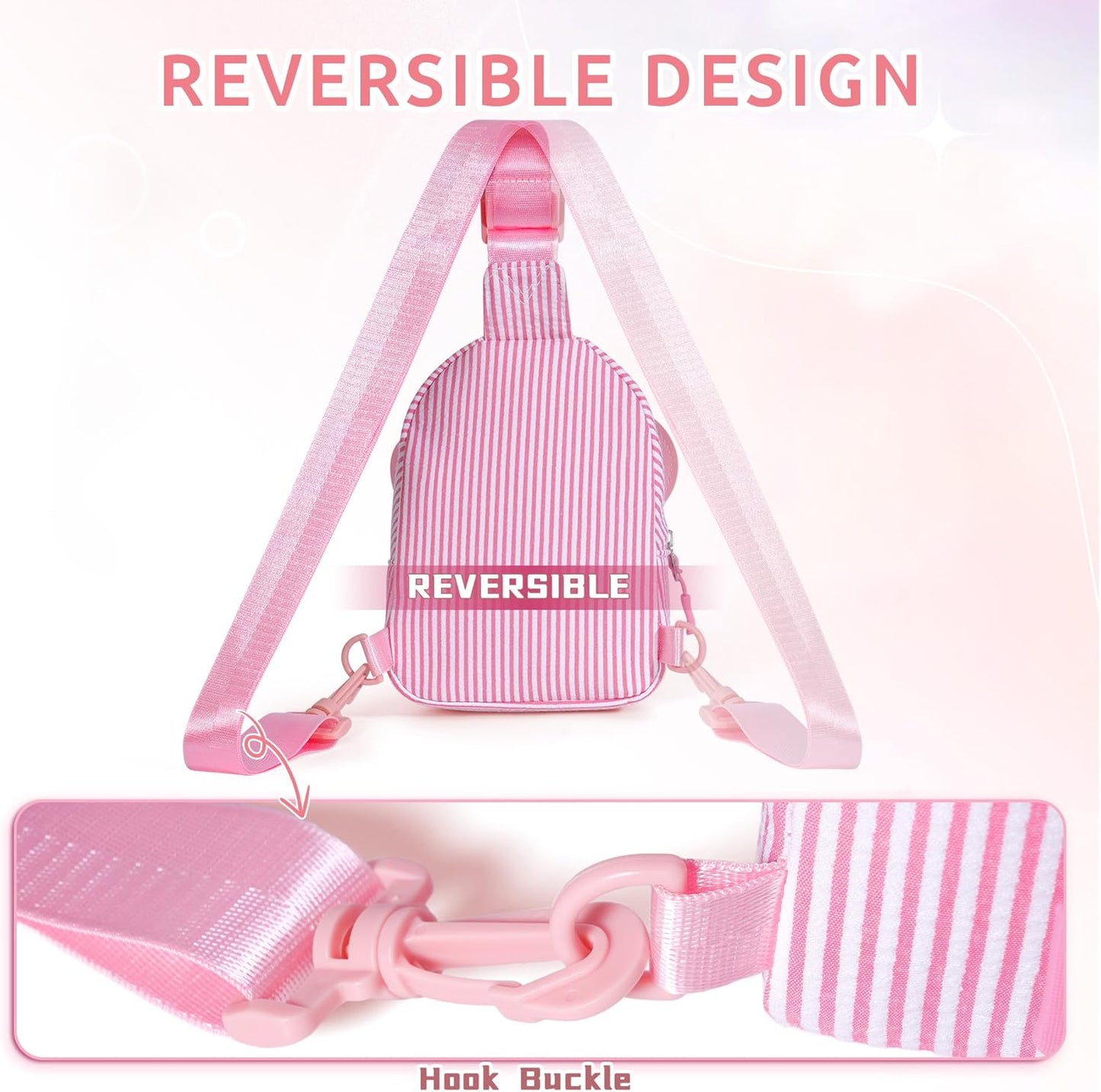 YOOLIFE Crossbody Bags for Girl Kid, Girls Kids Birthday Gifts Monogram Sling Bags for Kid Girls