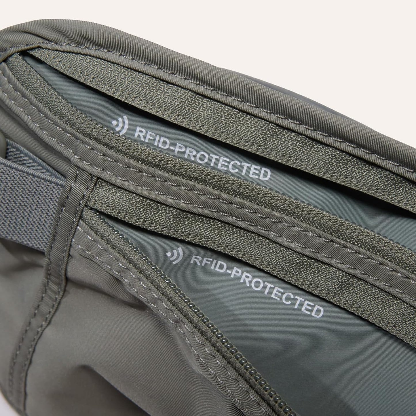 Pander RFID Blocking Travel Money Belt – Hidden Waist Pouch for Passport, Cash, Cards, Slim Belt Bag for Men and Women,