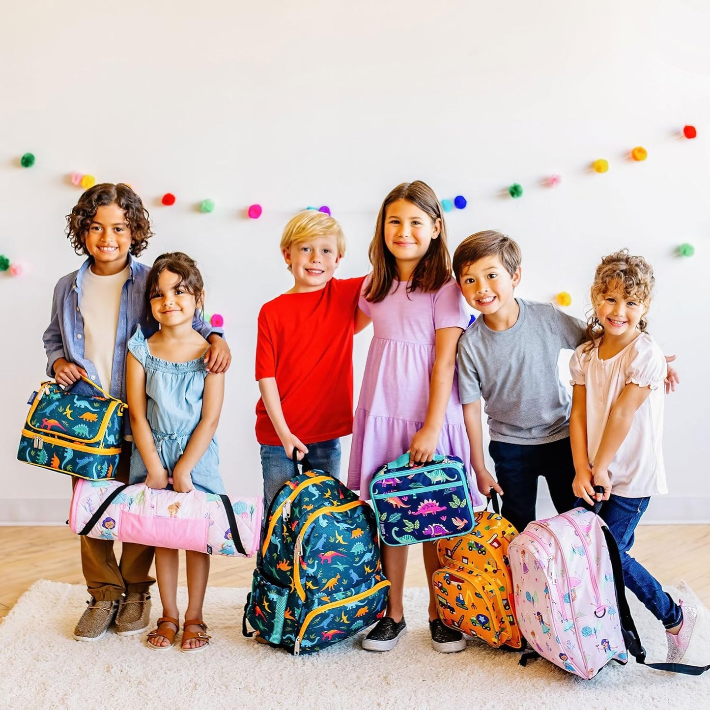 Wildkin Kids Weekender Duffel Bag – Carry-On Size for School, Travel, & Sleepovers
