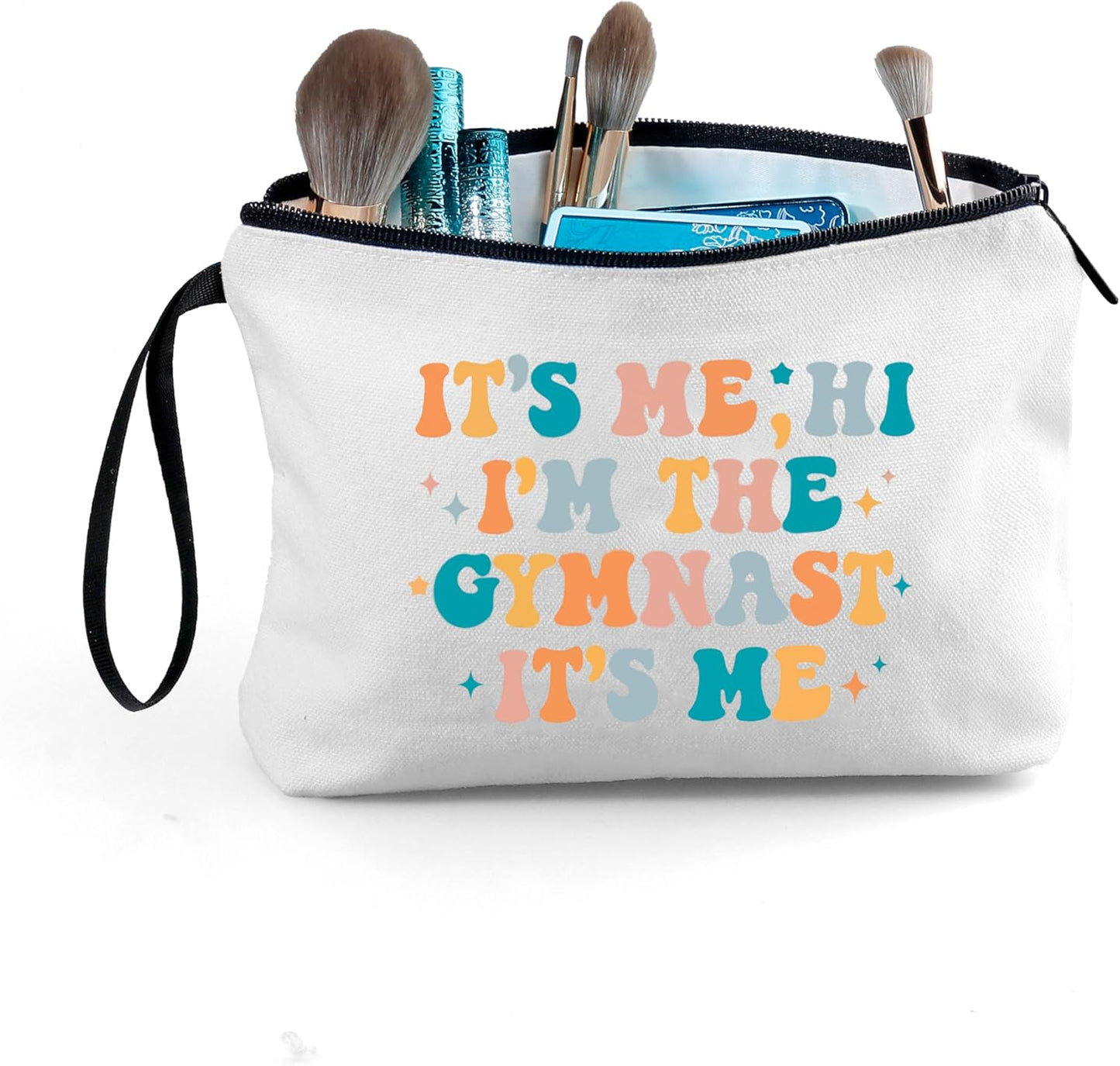 SEAMOON Gymnastics Makeup Bag - Unique Gift for Teenage Girl, Granddaughter or Coach