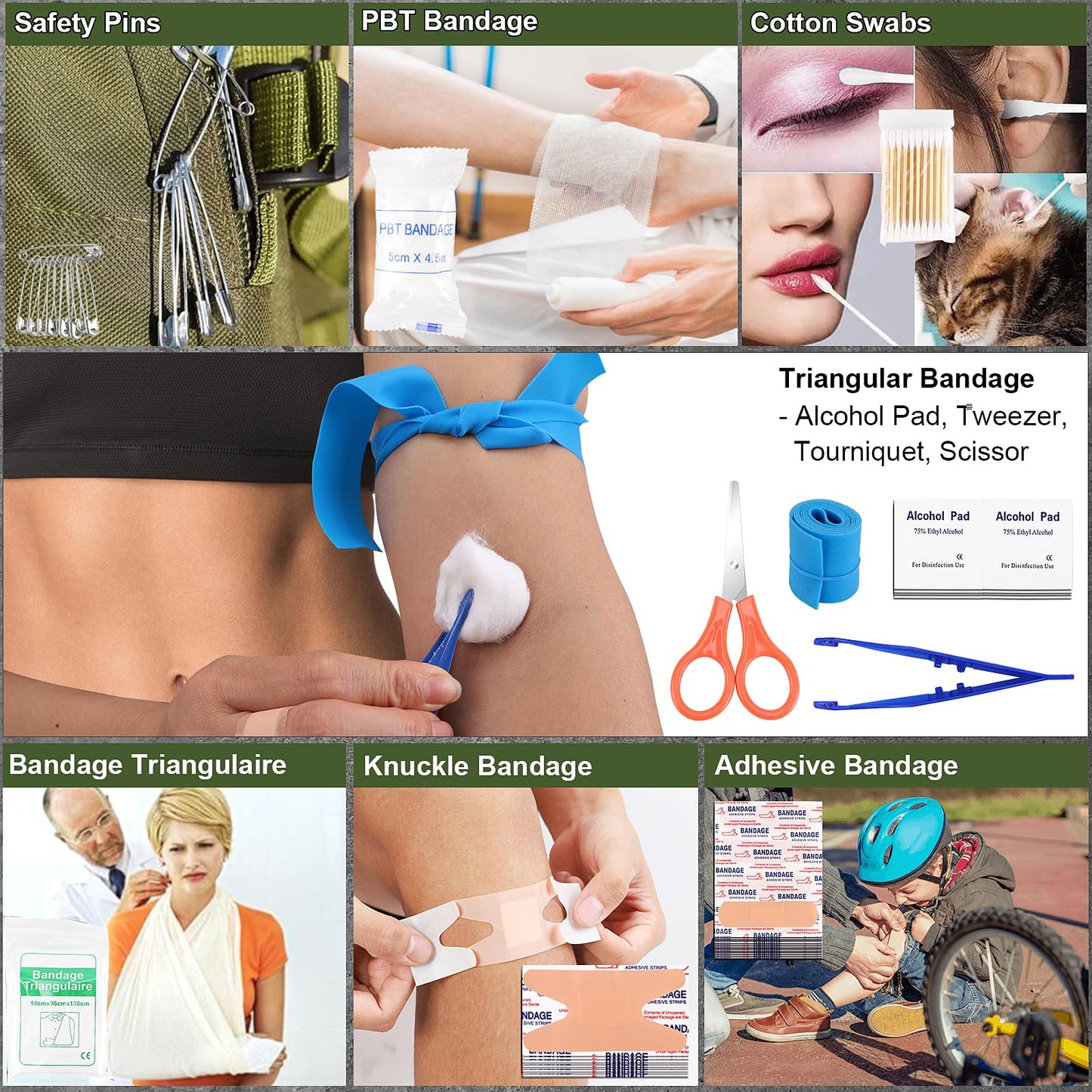 Gifts for Men Fathers Day, Survival Kit, 150 PCS Survival Gear and Supplies Equipment with Trauma