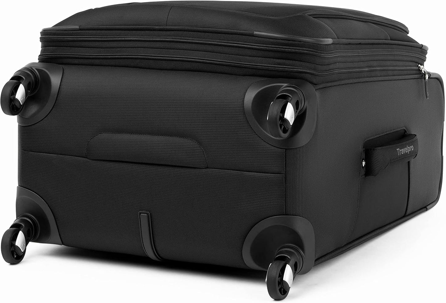 Travelpro Maxlite 5 Softside Expandable Checked Luggage with Spinner Wheels, Lightweight, 25-Inch — Black