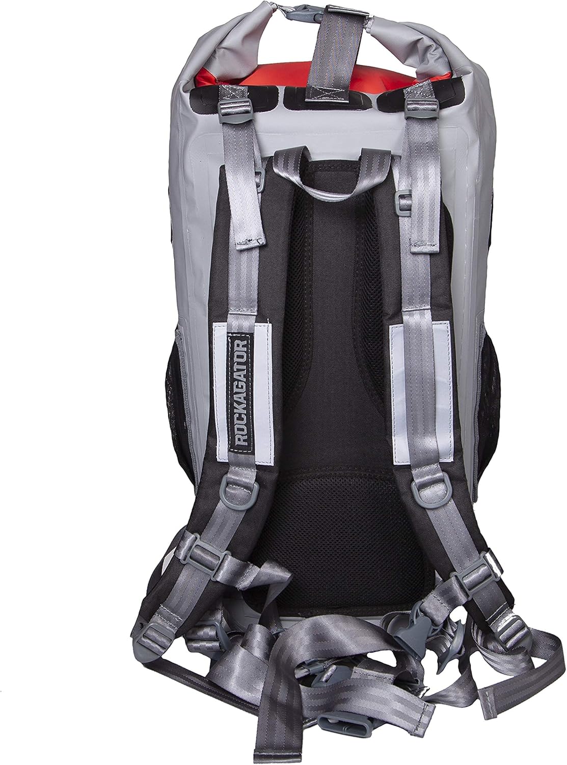 Rockagator Waterproof Backpacks - Hydric Series 40 Liter Hunting Camouflage Quick-Submersion Waterproof Backpack, River Dry Bag for Canoeing, Kayaking or Rafting, Red Rock