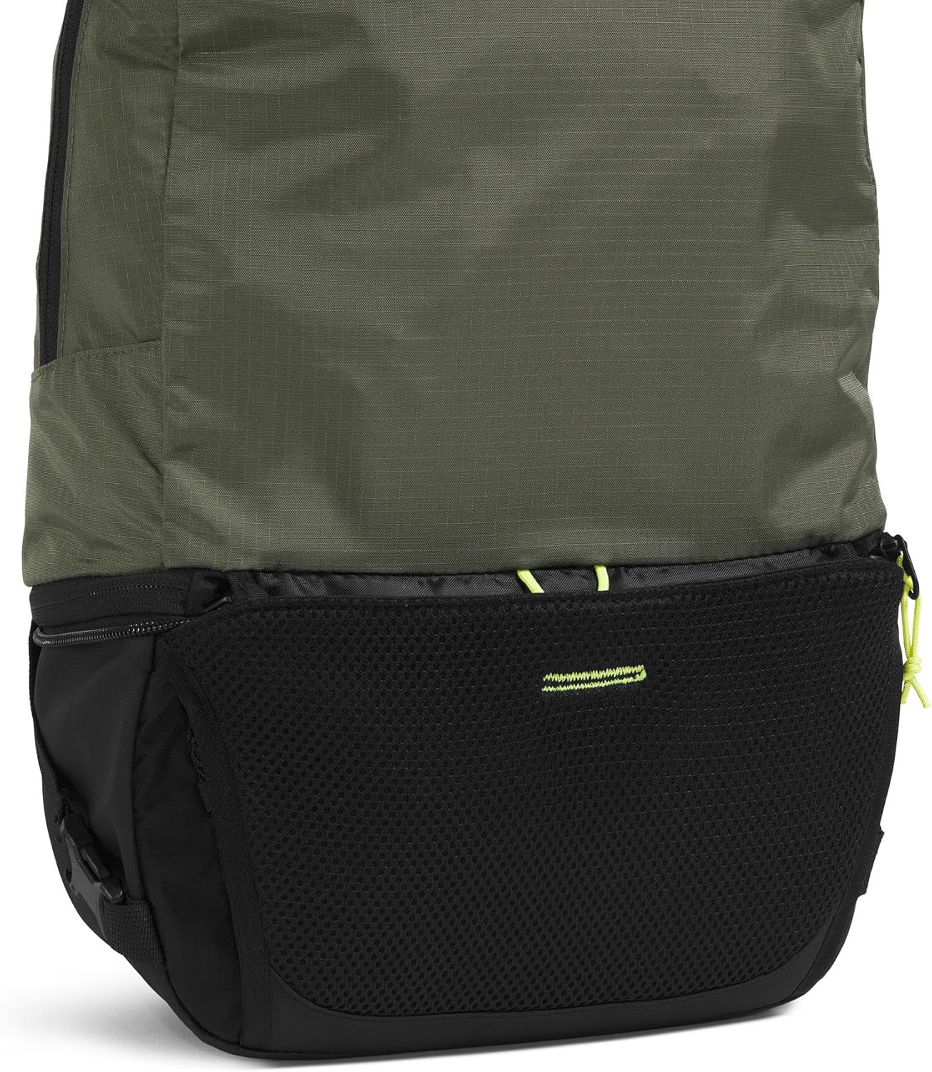 The North Face Borealis Convertible Pack | Commuter Laptop Backpack with Removable Lumbar Pack, Water Repellent Finish, New Taupe Green/TNF Black/Fizz Lime, One Size