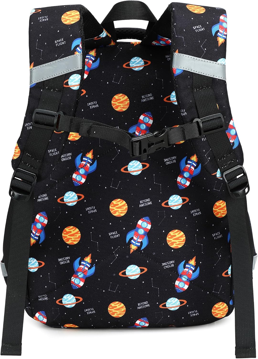 abshoo Cute Rocket School Backpack For Boys Elementary Kindergarten Kids School Bag (Rocket Black)