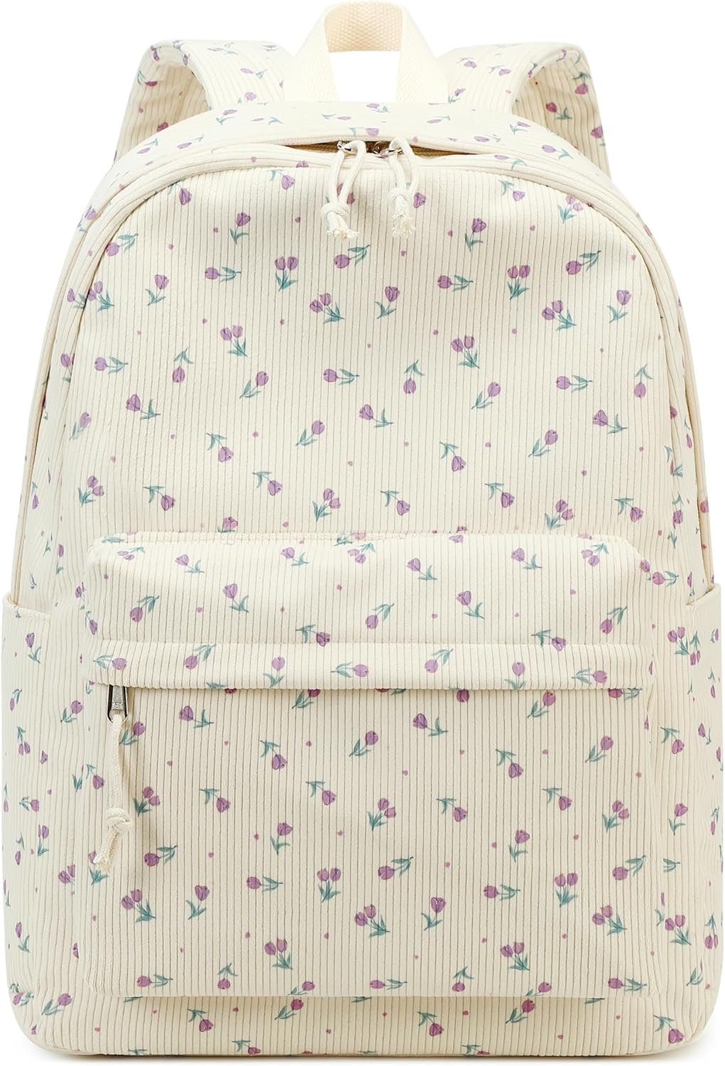 School Backpack for Teen Girls Bookbags Elementary High School Corduroy Laptop Bags Women Travel Daypacks