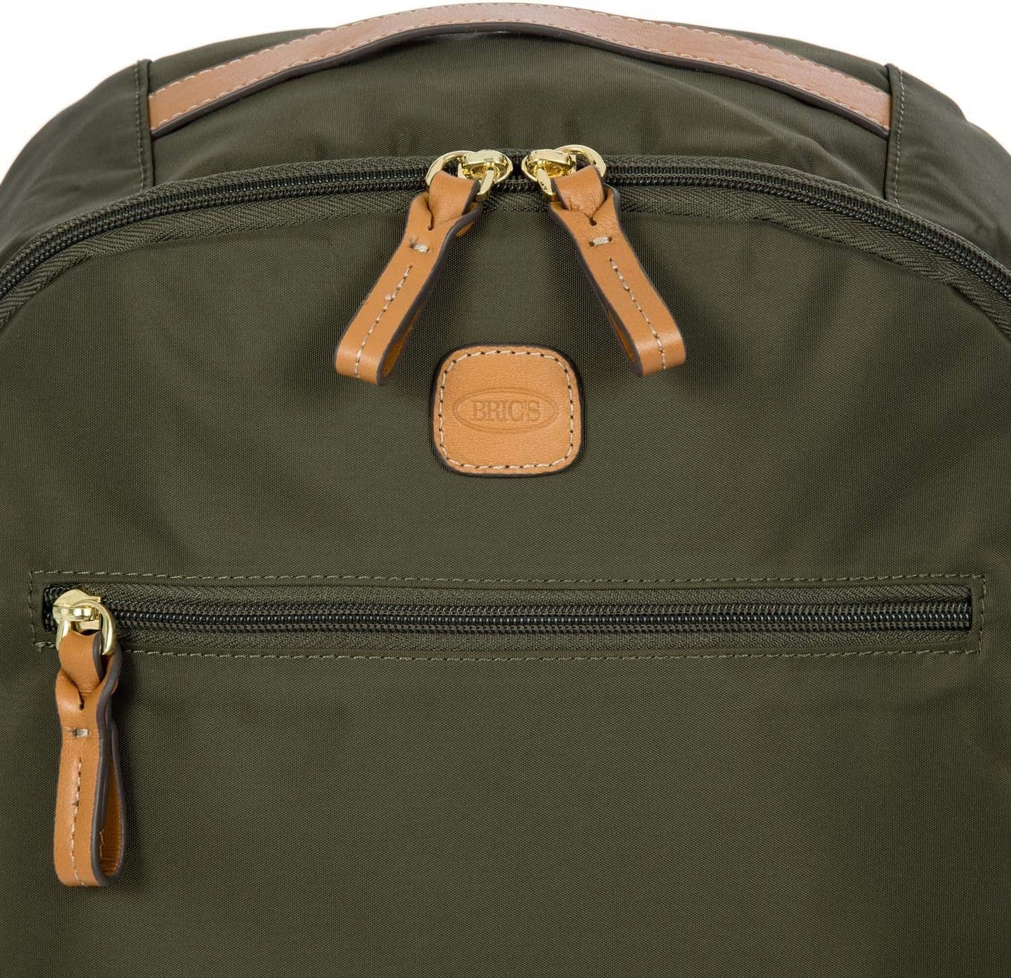 Bric's X-Travel City Backpack - 13 Inch - Travel Backpack for Women and Men - Designer Bag with Large Pockets - Olive