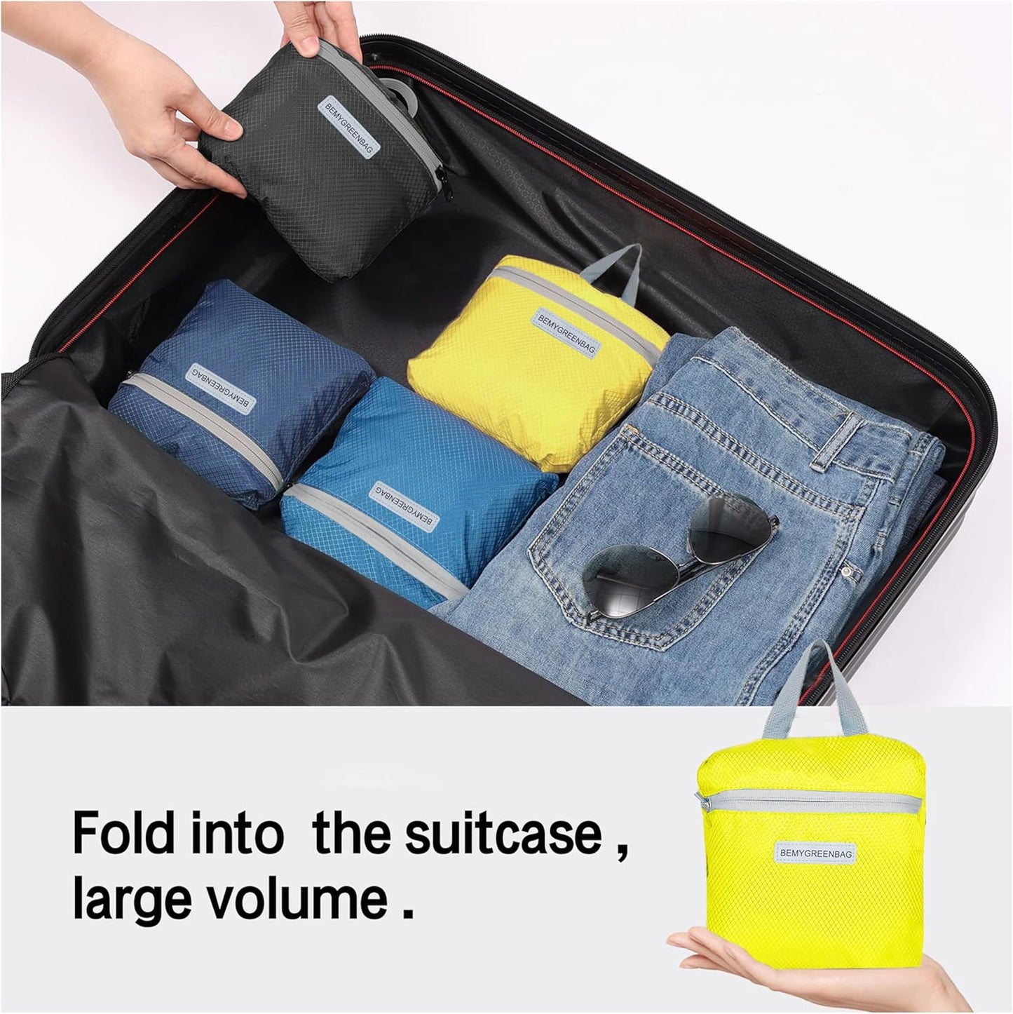 35L Foldable Waterproof Backpack For Outdoor Sports Travel Inside Wet Clothes Compartment Packable