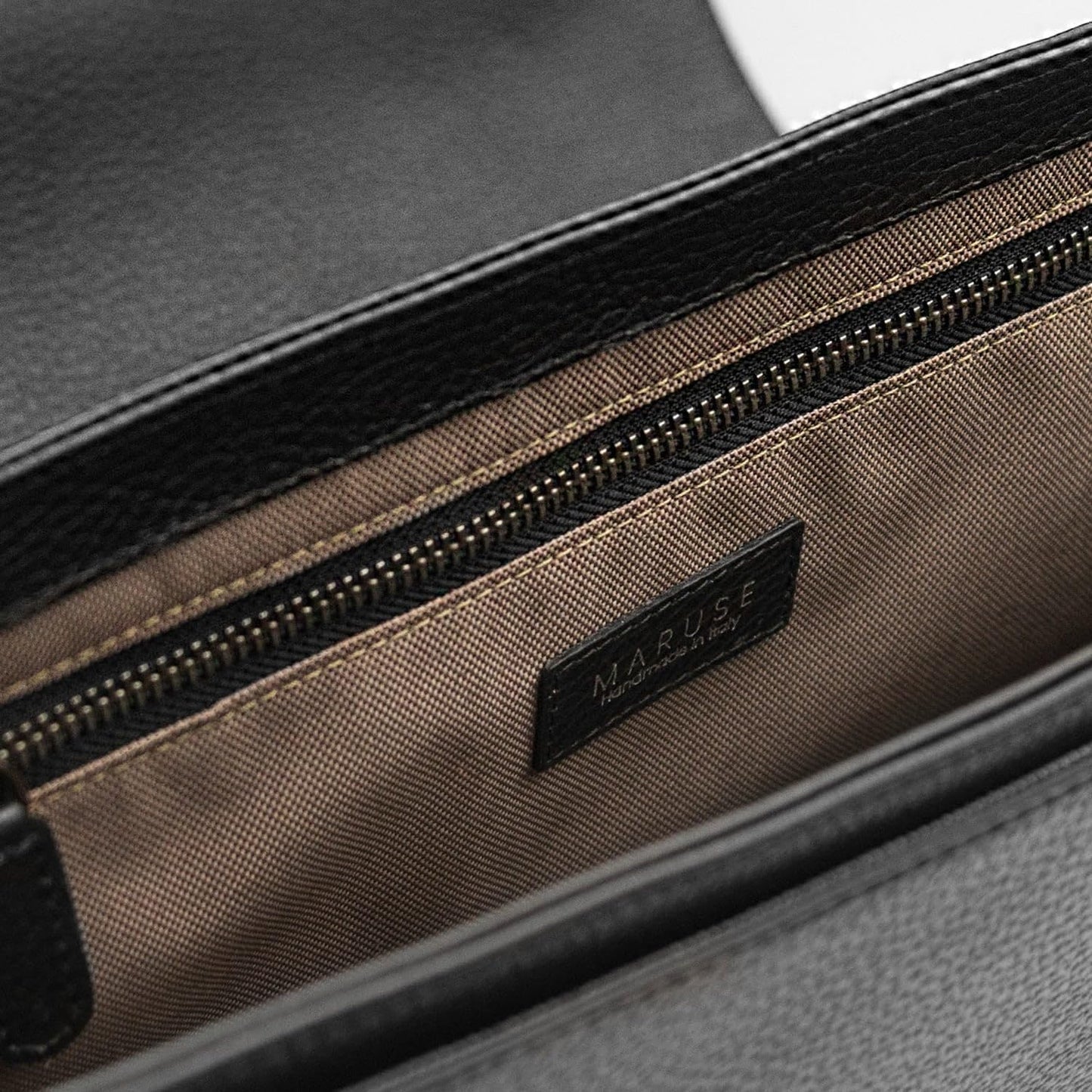 Maruse Leather Messenger Bag for Men and Women Shoulder Bag Laptop Briefcase Satchel Man Bag Work Bags Handmade in Italy