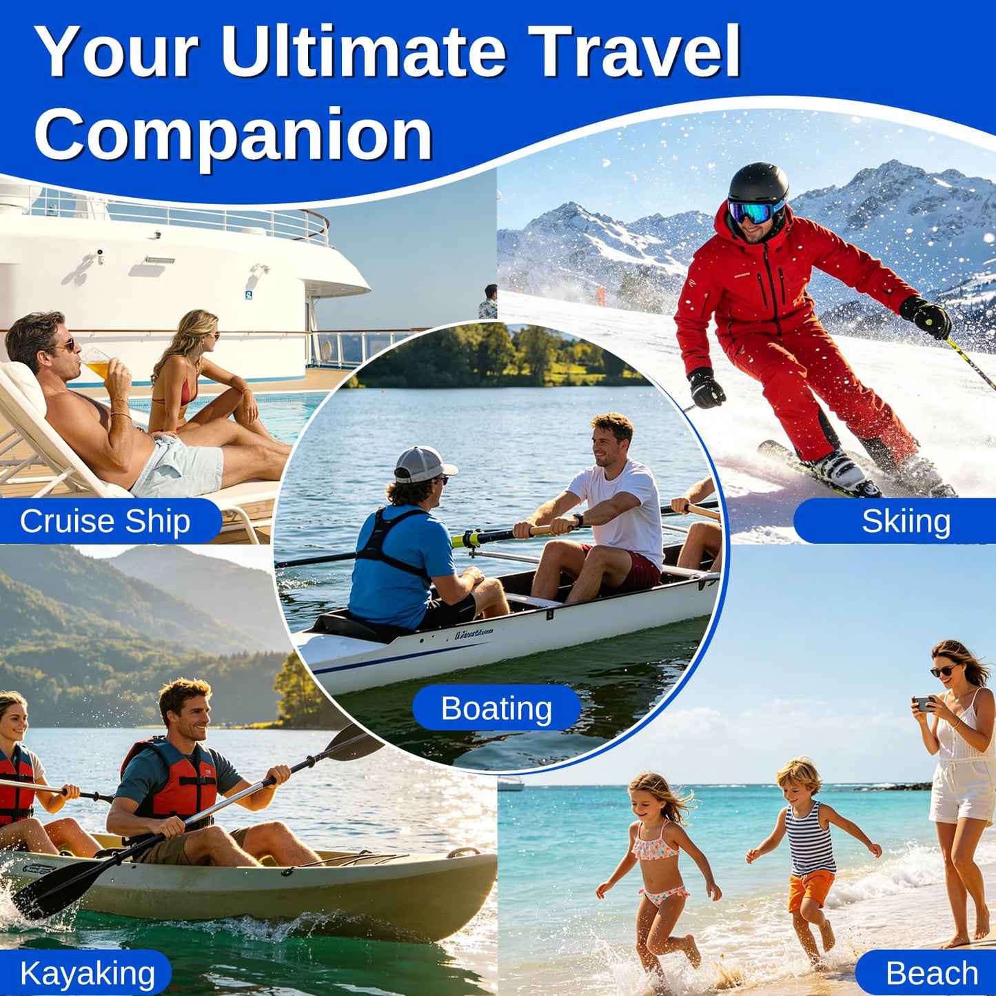 ivoler 2-Pack Waterproof Phone Pouch, Cell Phone Dry Bag for iPhone 17/16/15 Pro Max, Samsung