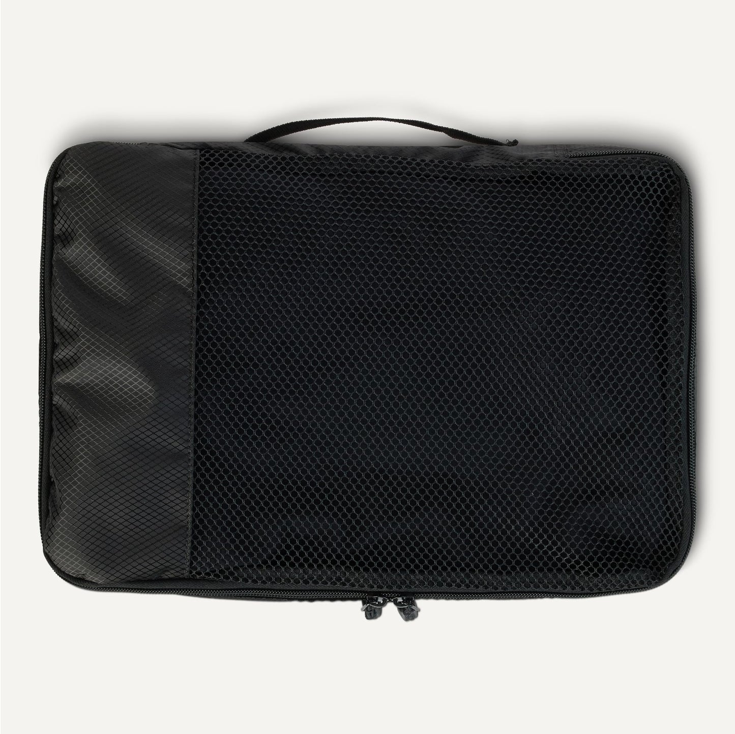 Amazon Essentials 4-Piece Packing Cubes Travel Accessories Set, Luggage Organizer with Double