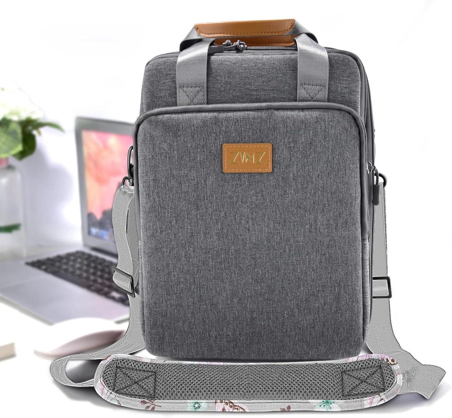 ZINZ 79 inch Shoulder Strap, Extra-thick Fixed Cushion Pad and Dual Clasps Universal Replacement Strap with Metal Swivel Hooks for Laptop Bags, Luggage Bags, Camera, Crossbody(Butterfly)