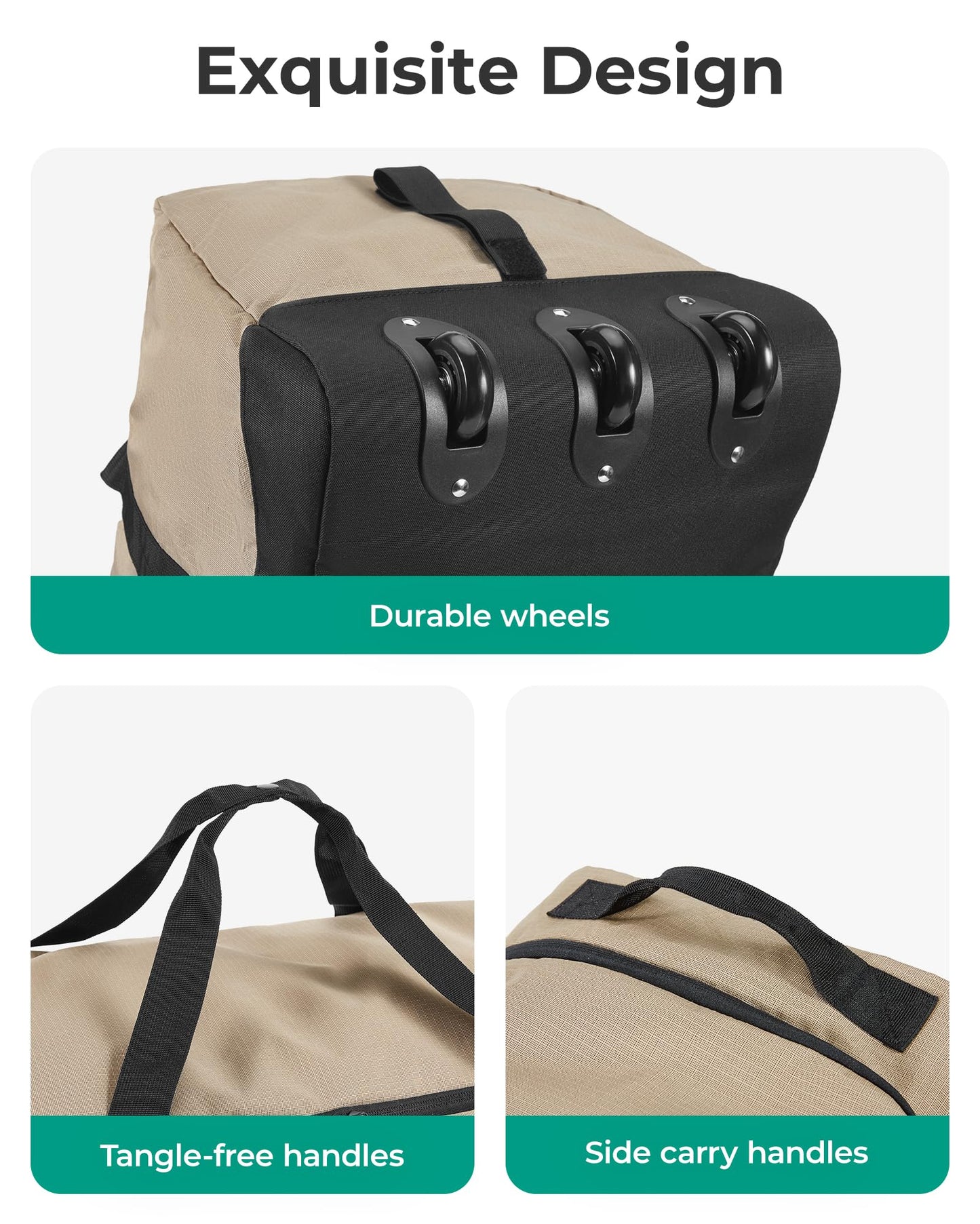 BAGSMART 83L Foldable Travel Bag, Large Duffle Bag Luggage for Travel