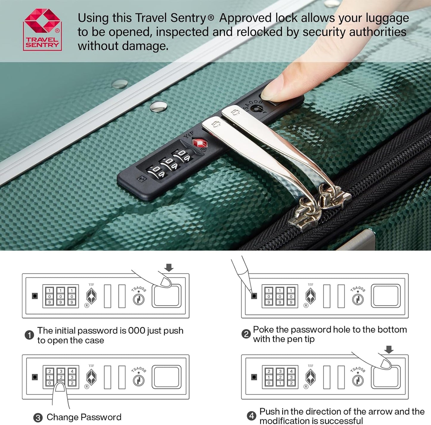 Hanke 16 Inch Underseat Carry On Suitcases with Wheels,Lightweight Hard Shell Carry on Luggage for Weekender,Top Opening Small Suitcase,Travel Luggage for Womem Men,Dark Green.