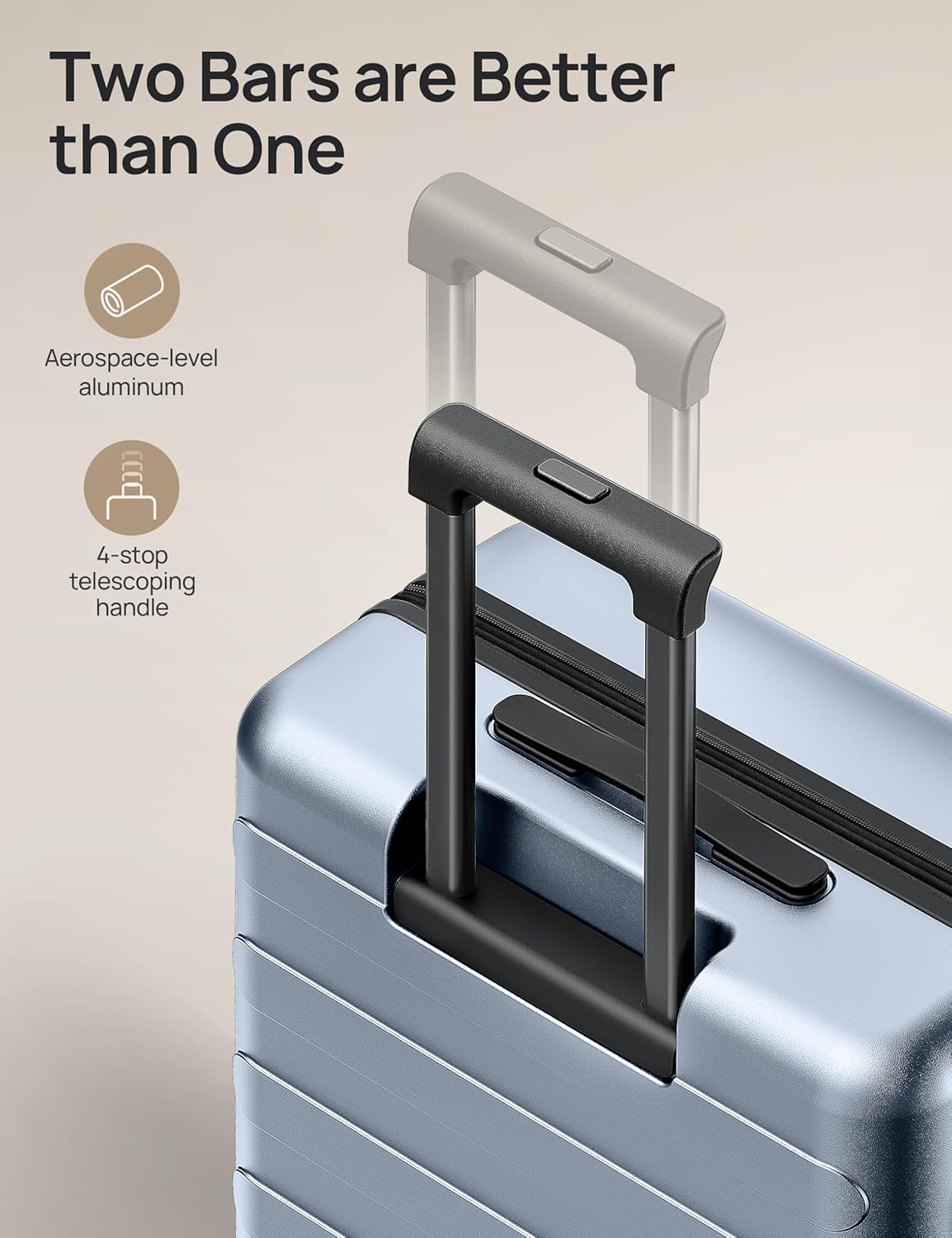 NINETYGO Large Checked Luggage 28 Inch, Checking In Luggage with Smooth Spinner Wheels, Expandable