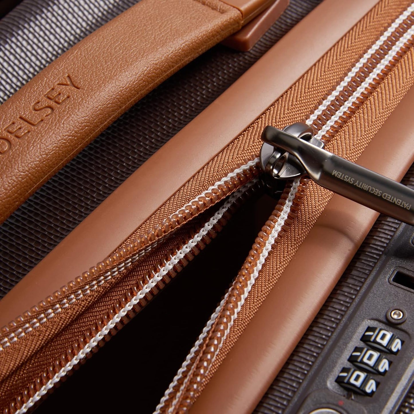 DELSEY PARIS Chatelet Air 2.0 Hardside Luggage with Spinner Wheels, Chocolate Brown, 2 Piece Set (19/24)