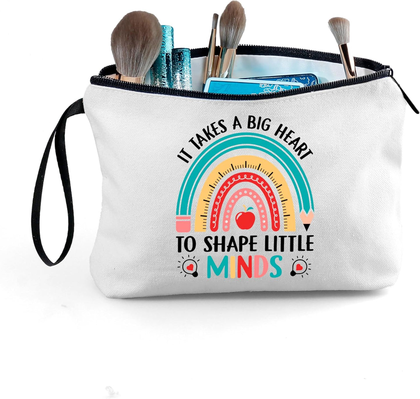 Teacher Appreciation Graduation Gifts for Women New Daycare Future Teacher Unique Small Makeup Cosmetic Bag