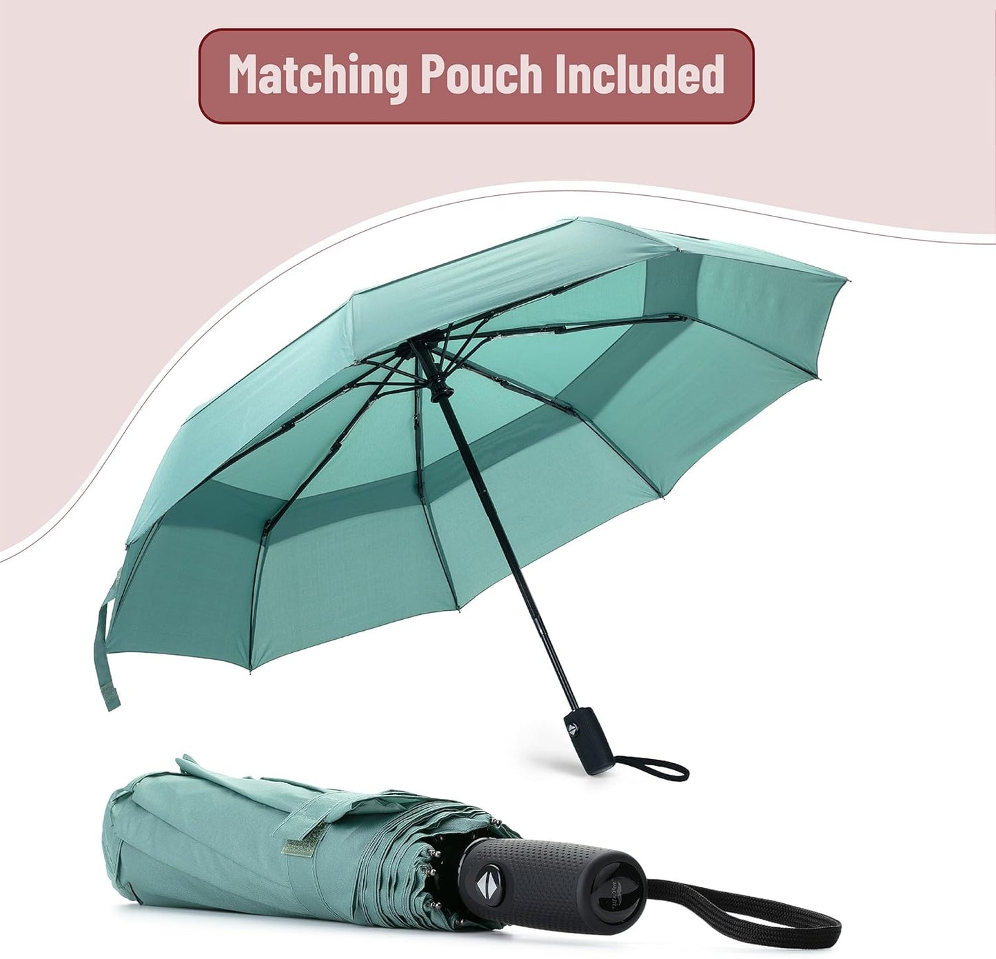 Mr. Pen- Windproof Travel Umbrella, Automatic Umbrellas for Rain, Compact