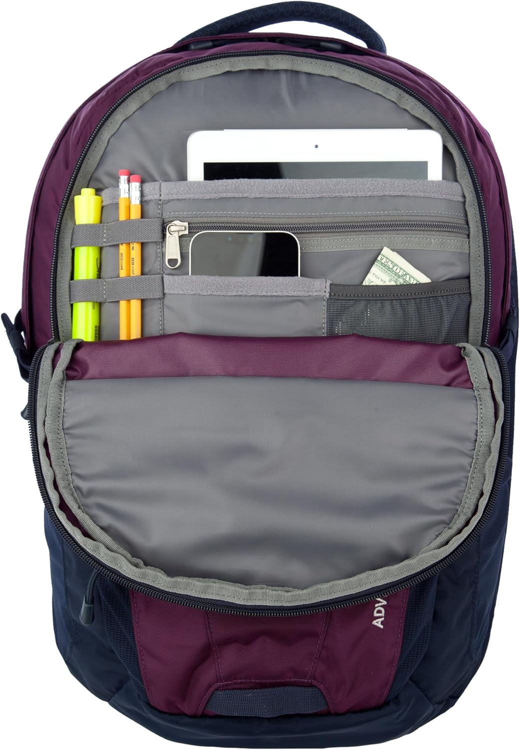 Eddie Bauer Adventurer Backpack with Organization Compartments and Hydration/Laptop Compatible Sleeve, Women's Adventurer - Dark Plum, 30L