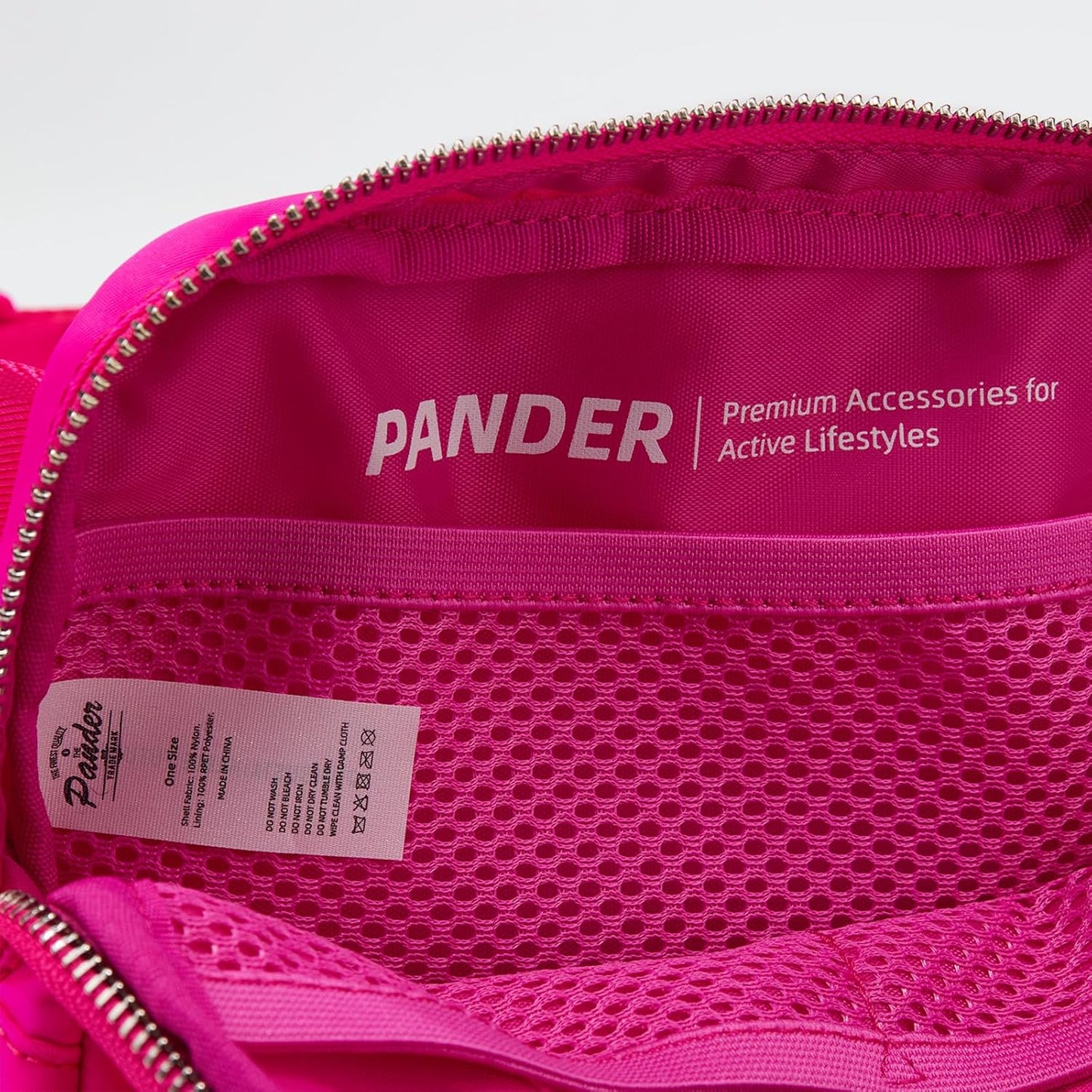 Pander Belt Bag for Women, Fashion Waist Packs, Crossbody Bags, Everywhere Belt Bag with Adjustable Strap (Sonic Pink).