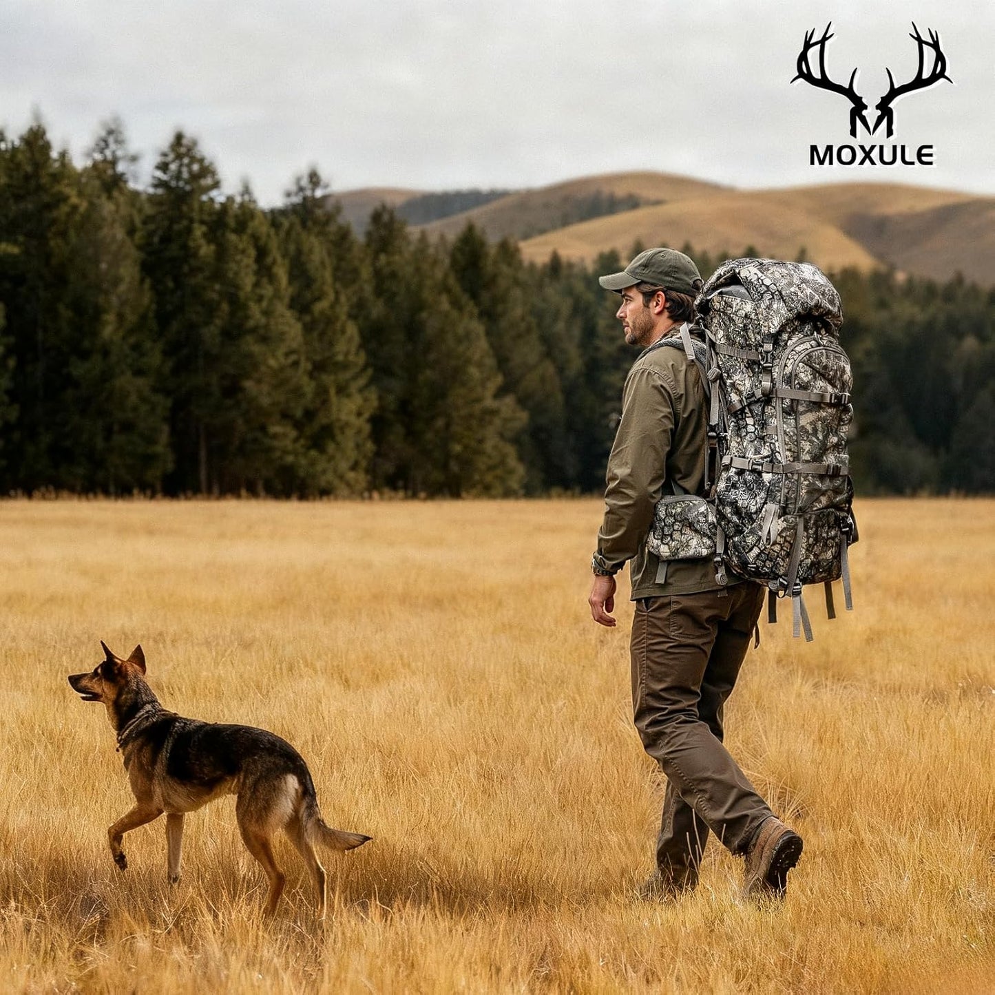 Pro 2400 Camo Frame Backpack - Meat Hauler Pack with Rain Cover