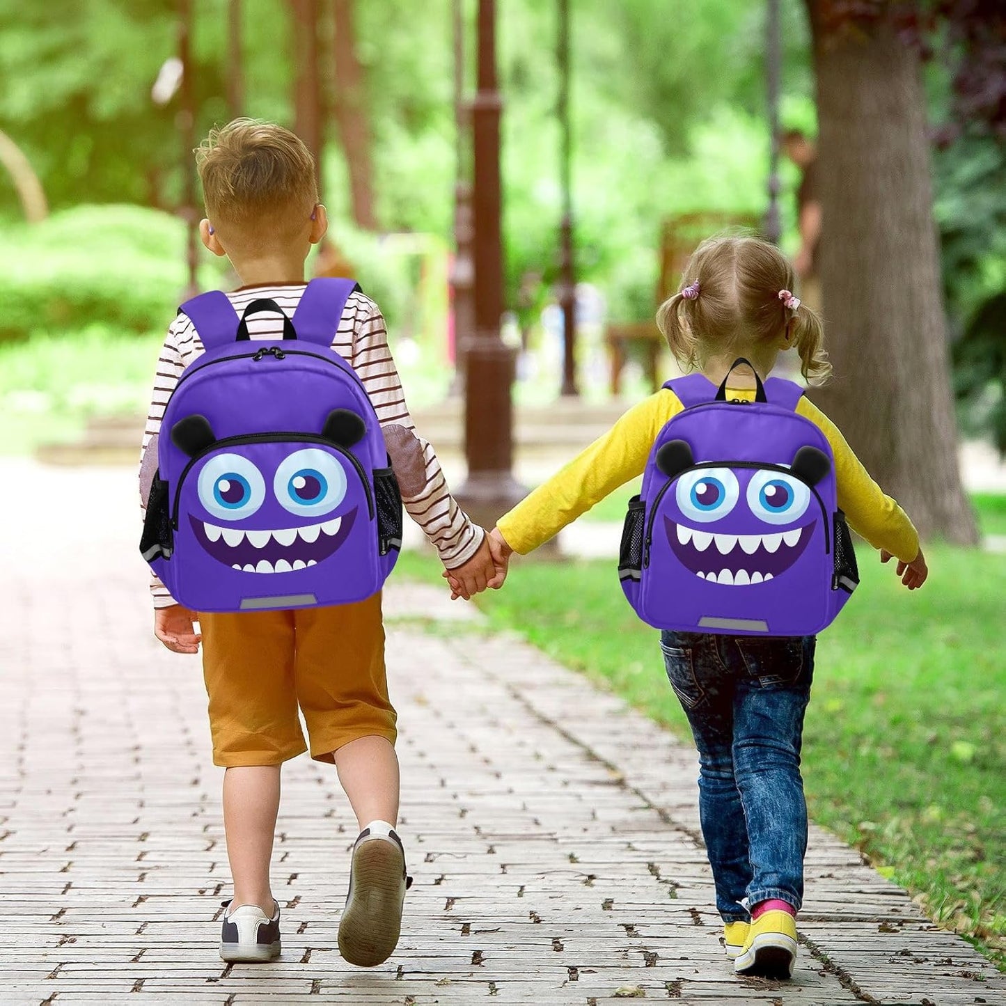Toddler Backpack Small Preschool Kindergarten Kids Backpacks Cartoon Purple Cute Bookbag for School