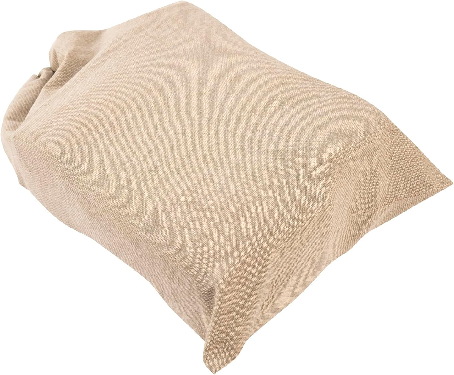 LFH Cotton Rich Shoe Storage Bags with Drawstring, Dustproof Breathable Reusable Organizer, Perfect For Travel, Dorm, Hotel, College, Gym, Easy to Carry Machine Washable 12"x17" (Pack of 2) - Chambray