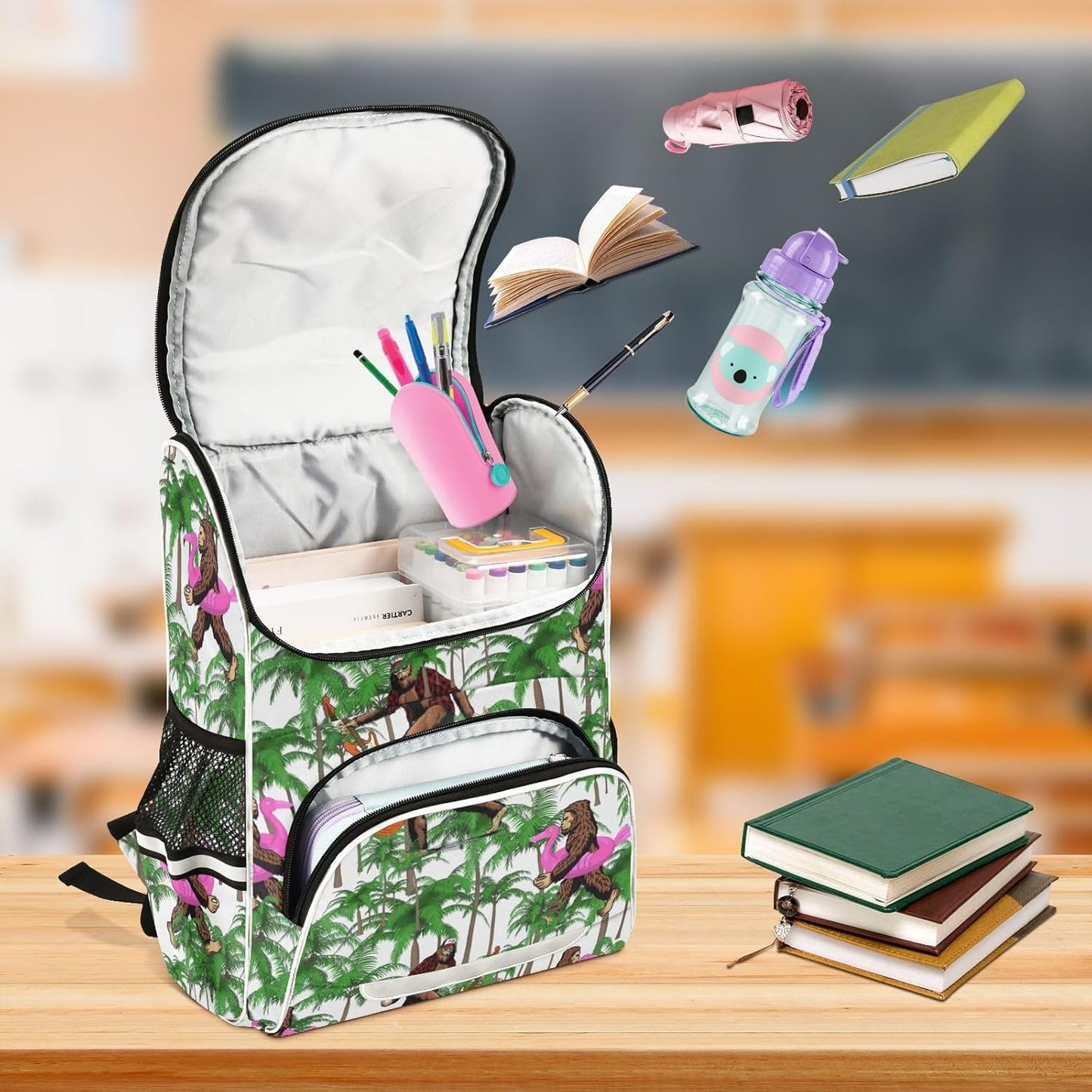 Sasquatch Cute Backpack For Girls Kids Backpack Boys Teen School Bag Bookbag Travel Daypacks
