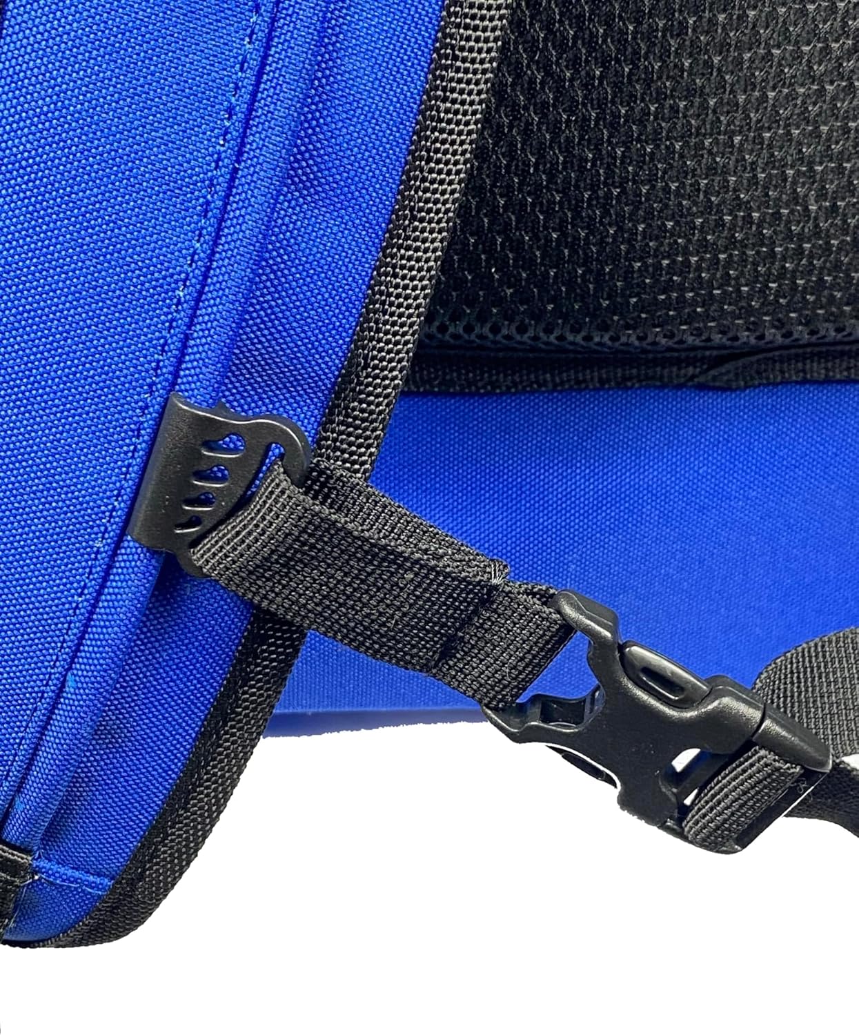 PUFFERFISH Super Sand Bag - Waterproof Roll-Top Beach Backpack, Padded Back and Straps, Multiple Pockets, Recycled Plastic, 35L, Blue