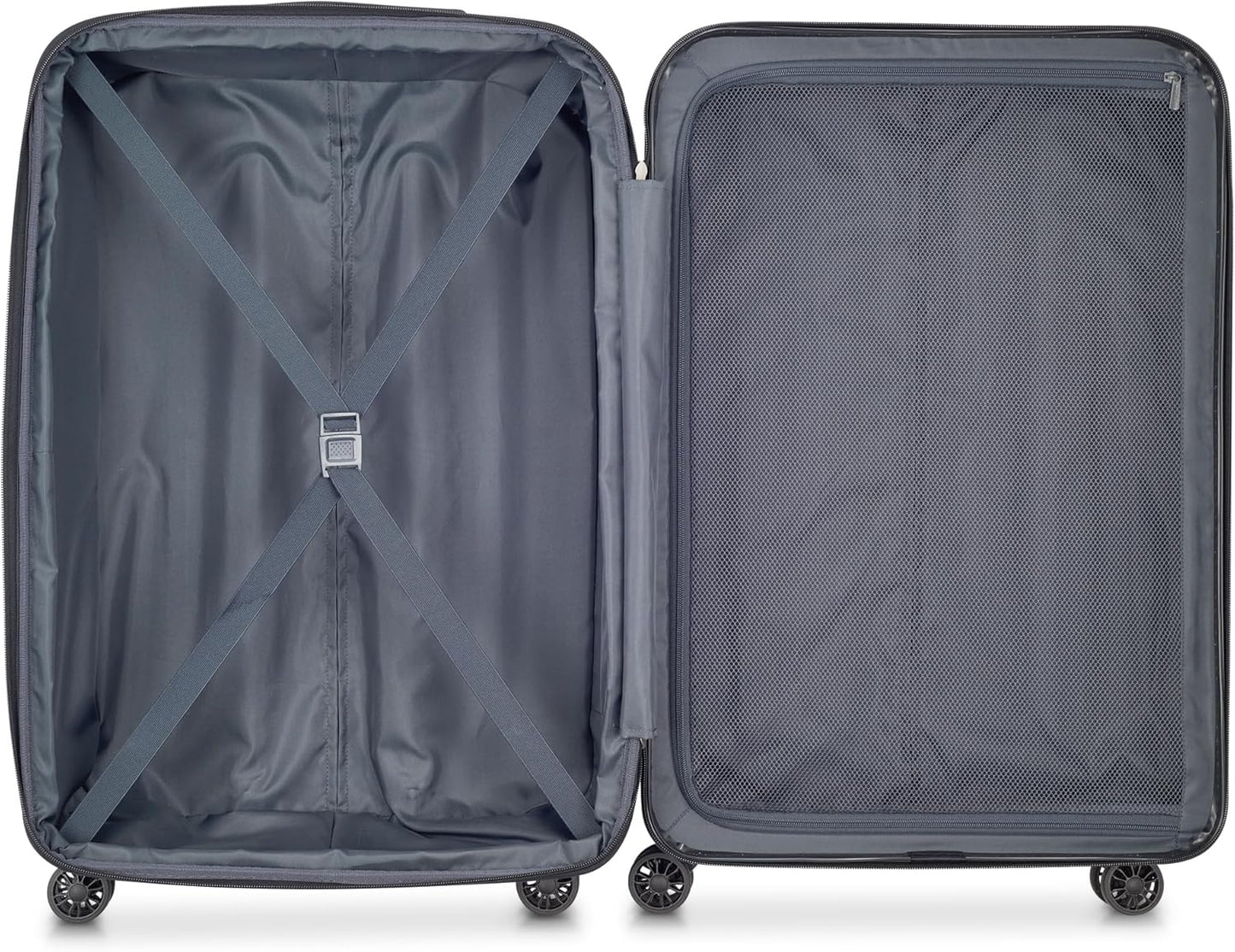 DELSEY PARIS Helium Aero Hardside Expandable Luggage with Spinner Wheels, Brick Red, 2-Piece Set (19/24)