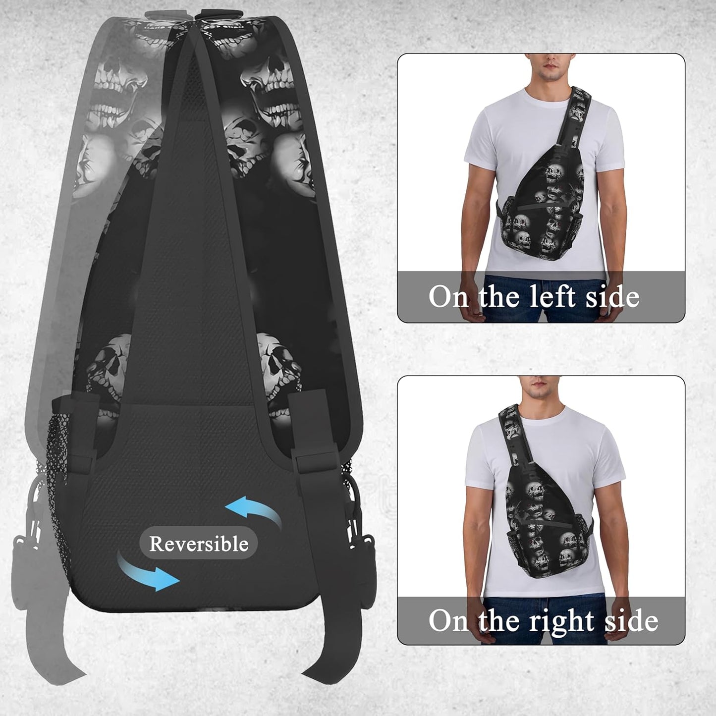 Sling Backpack Trendy Sling Bag Multipurpose Crossbody Sling Travel Hiking Crossbody Shoulder Backpack