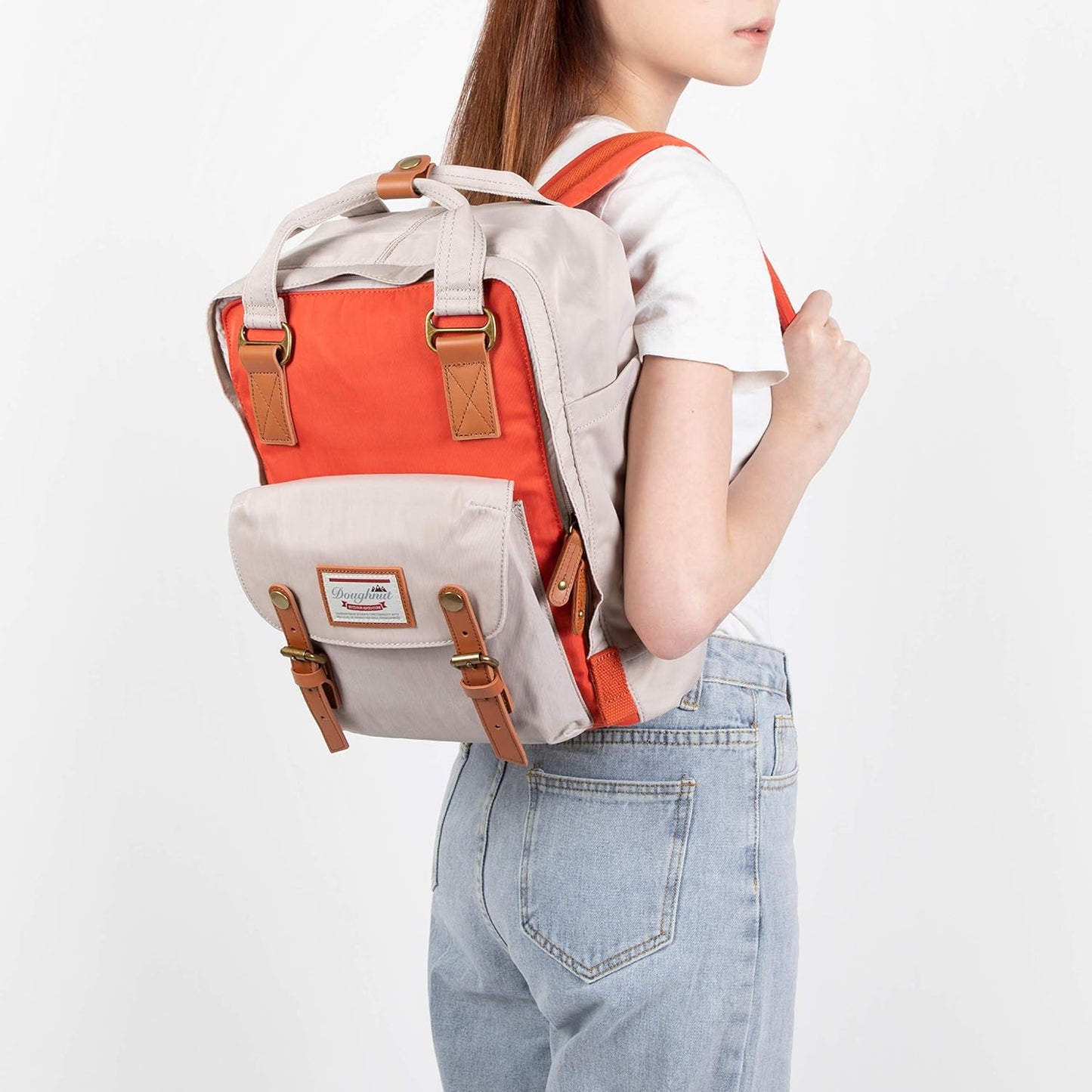 Doughnut Macaroon 16L Travel School Ladies College Girls Lightweight Casual Daypacks Bag Backpack