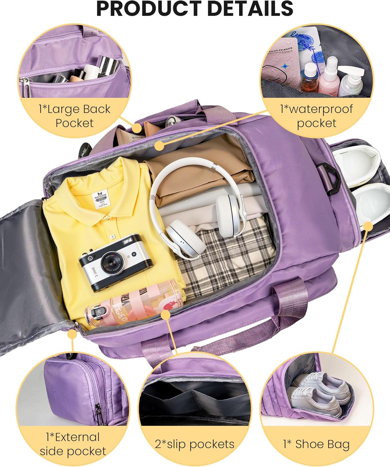 8 9 10 11 12 13 14 15 16 Year Old Girl Birthday Gifts, Initial Gym Bags with Shoe Compartment