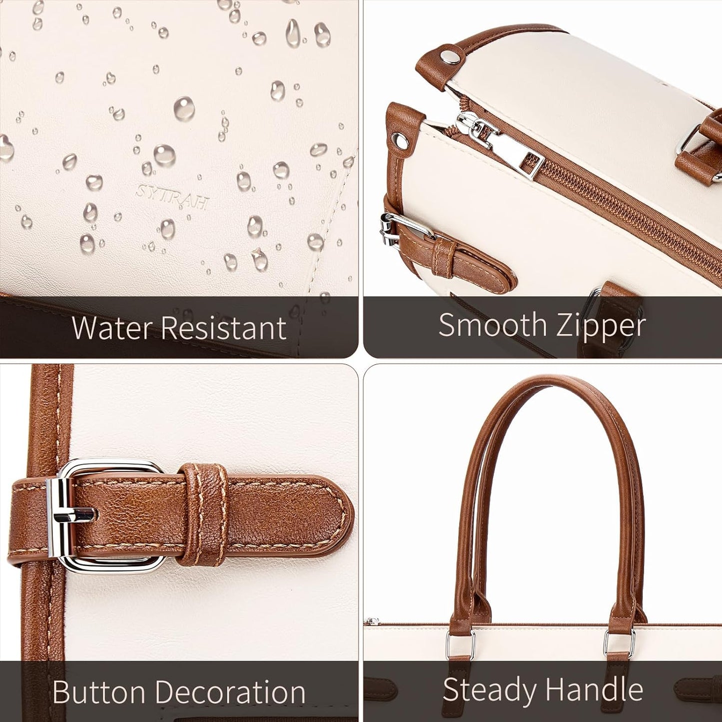 Laptop Tote Bag for Women Briefcase Laptop Purse, 15.6 inch Computer Work Bags with Satchel Purse