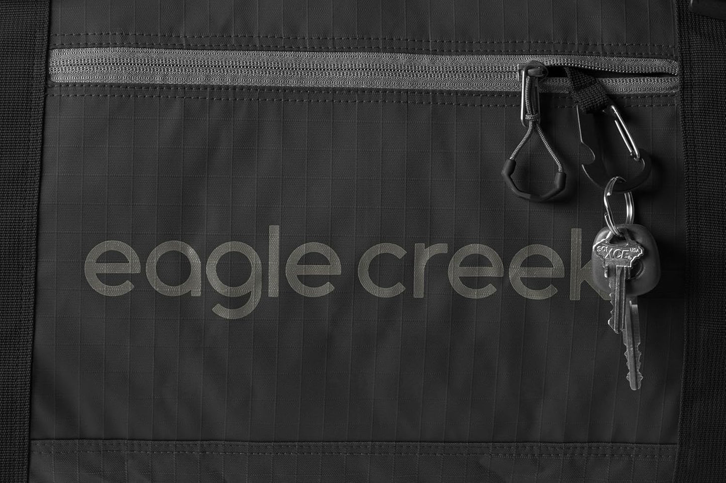 Eagle Creek No Matter What Duffel Bag - Eco Friendly Duffel for Sustainable Travel - Adjustable Shoulder Strap - Multiple Carry Options - Easy to Store - Black - 90L