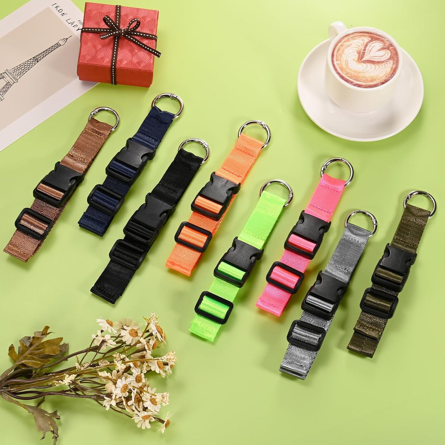 3-Pack Add A Bag Luggage Strap, Adjustable Suitcase Belt for Connecting Handbag/Backpack/Jacket