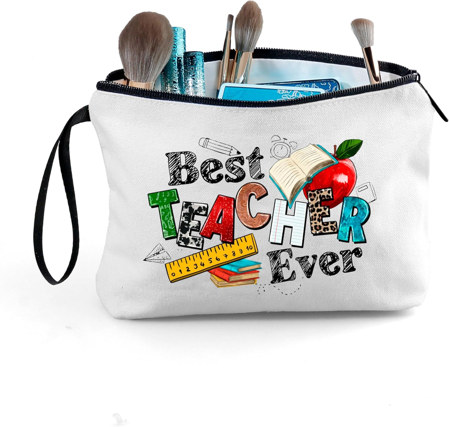 Teacher Appreciation Graduation Gifts for Women New Daycare Future Teacher Unique Small Makeup Cosmetic Bag