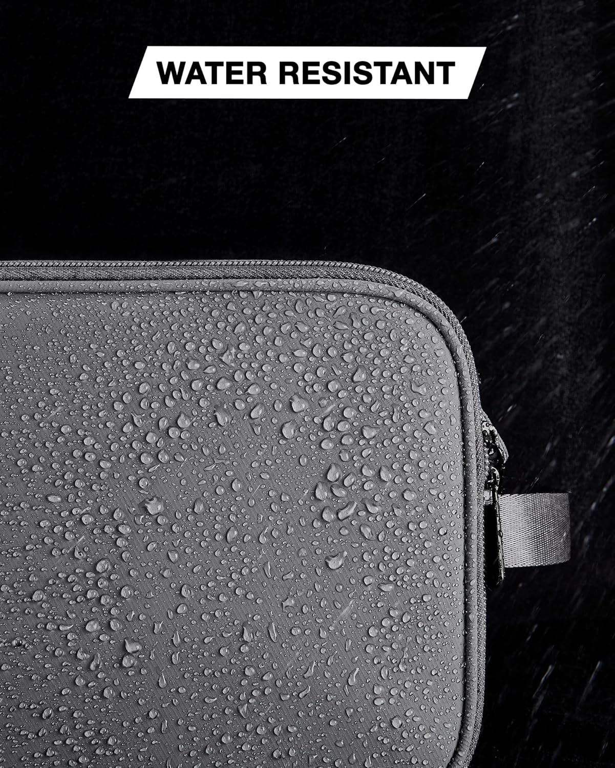 BAGSMART Toiletry Bag for Men, Travel Toiletry Organizer Dopp Kit Water-resistant Shaving Bag for Toiletries Accessories, Door Room Essentials,Grey-large
