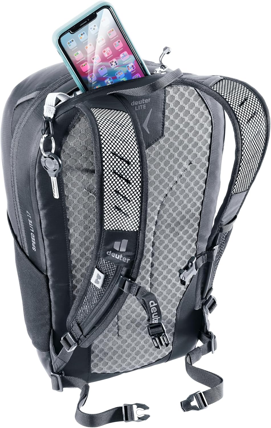 Deuter Speed Lite 17L, Lightweight Hiking and Multi-Sport Backpack with 2L Hydration Bladder, 17 Liter - Black