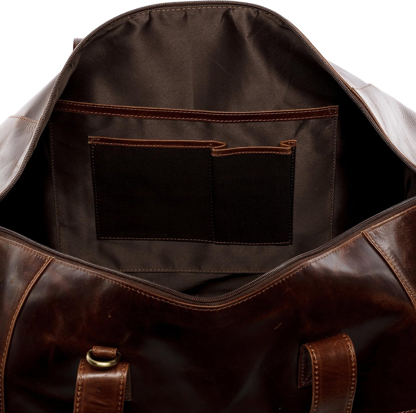 SID & VAIN travel bag holdall BRISTOL XXL duffel bag real leather weekender duffle carry on leather bag Male