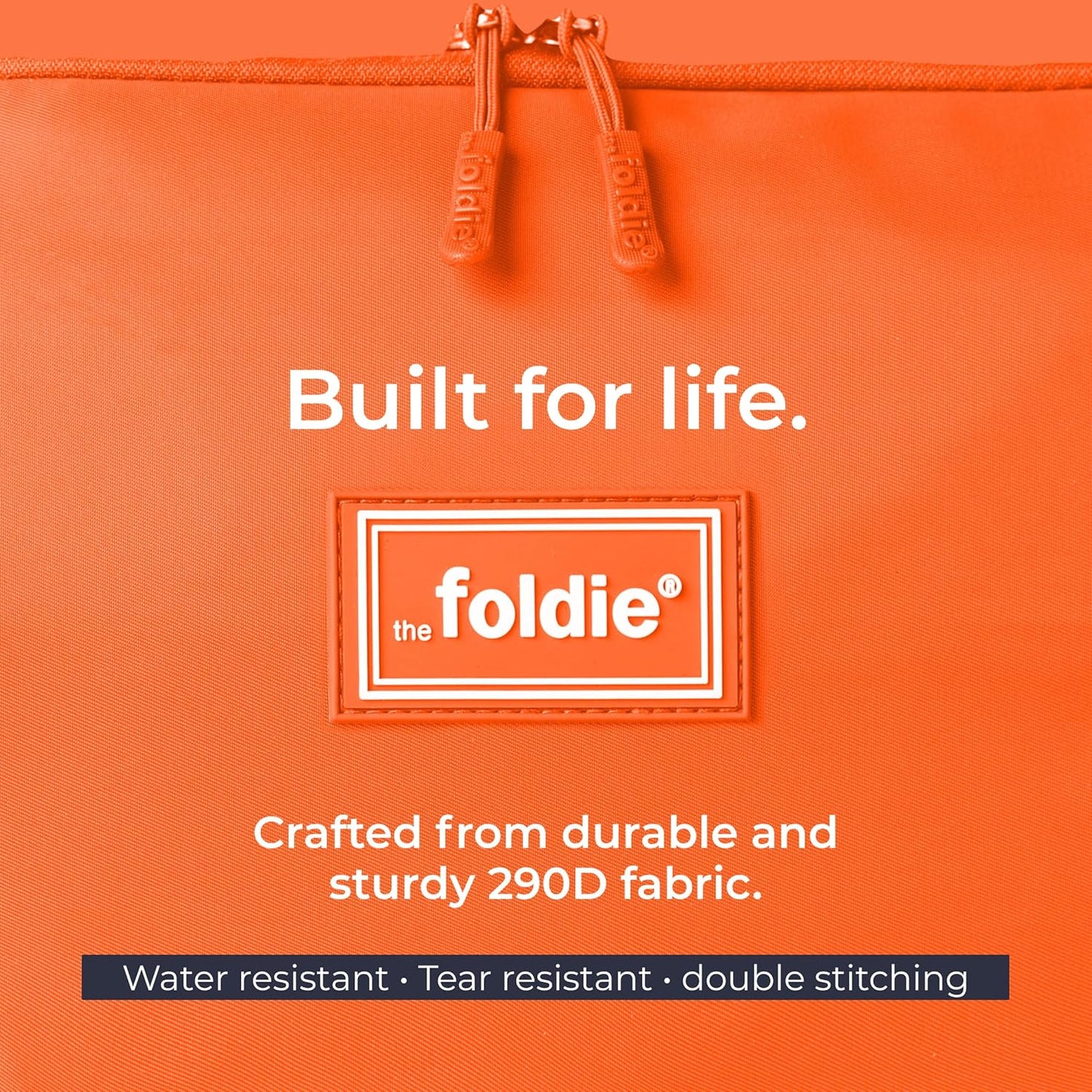 The Foldie Foldable Travel Bag for Women - 40L Weekender Bag with Multiple Pockets - Carry On Expendable Travel Bag