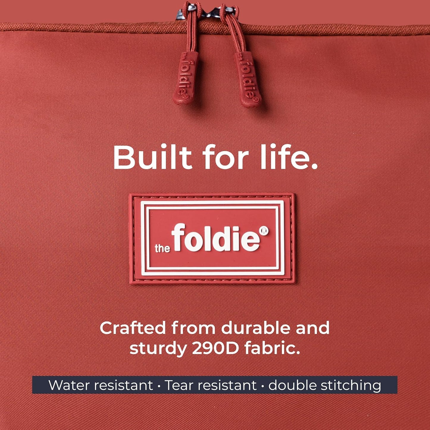 The Foldie Foldable Travel Bag for Women - 40L Weekender Bag with Multiple Pockets - Carry On Expendable Travel Bag