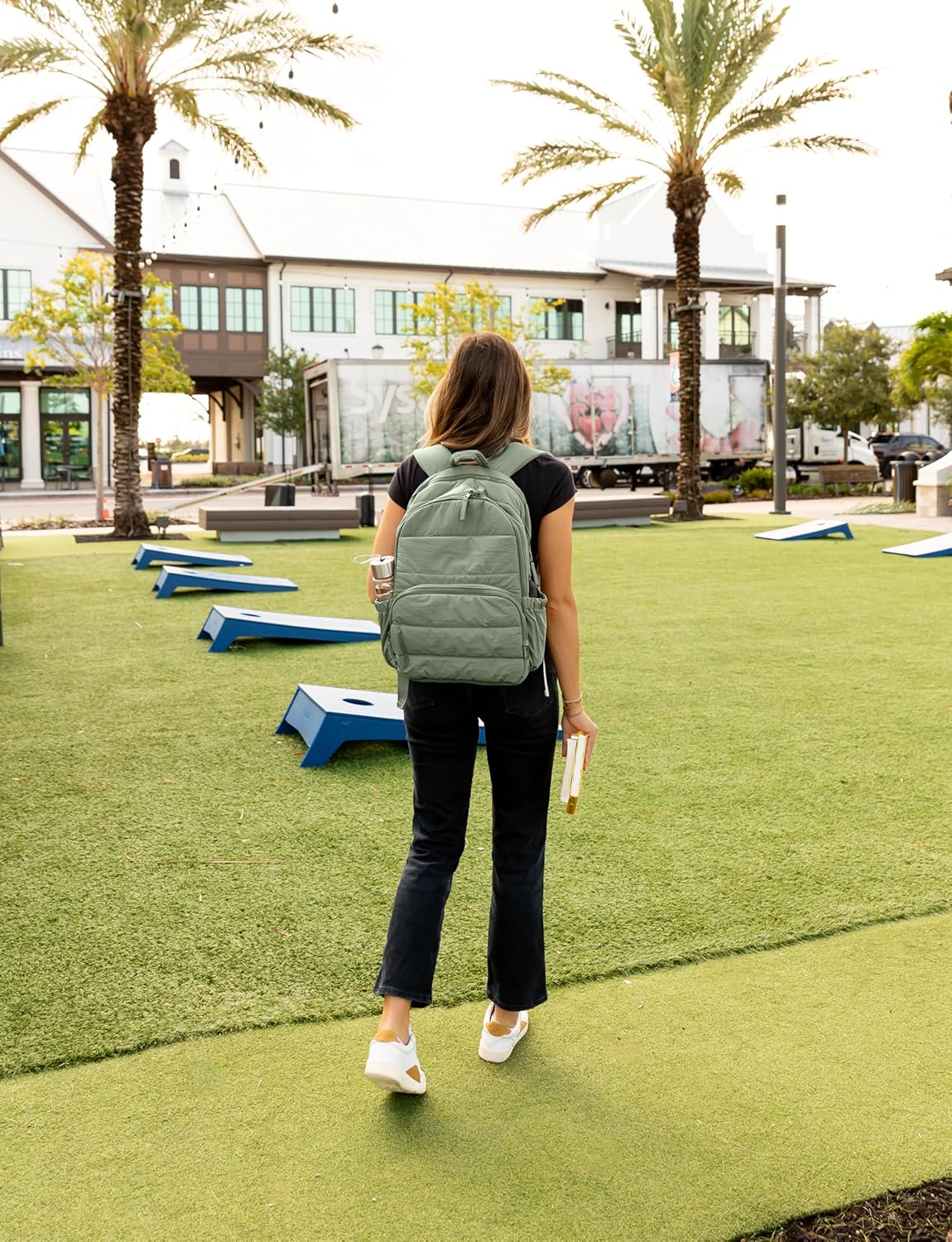 Travel Backpack for Women, 15.6 Inch College Laptop Backpack, Water Resistant Work Backpacks, Cute